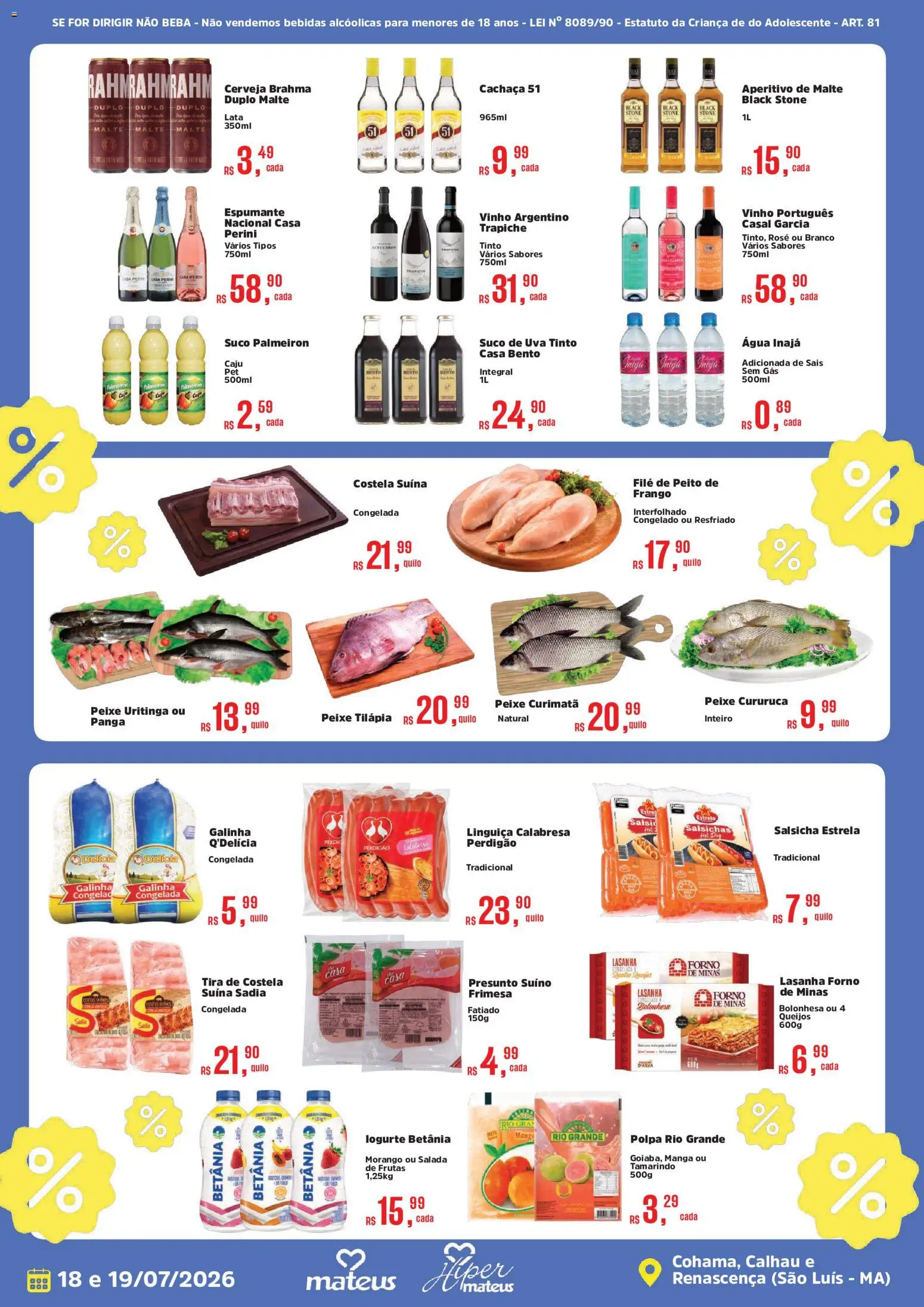 Mateus Folheto - válido de 18/07/2026 | Página: 2 | Produtos: Forno, Espumante, Vinho, Salada