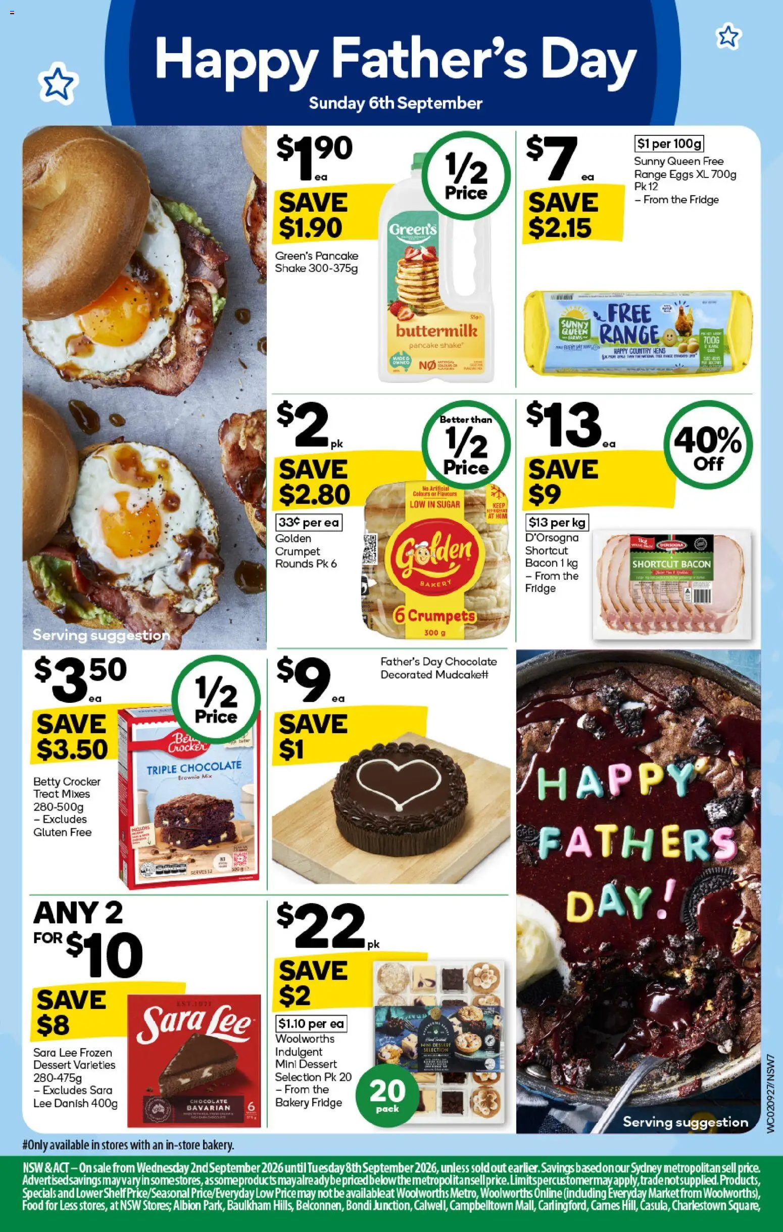 Woolworths catalogue - valid from 02/09/2026 | Page: 7 | Products: Shelf, Bacon, Crumpets, Bakery