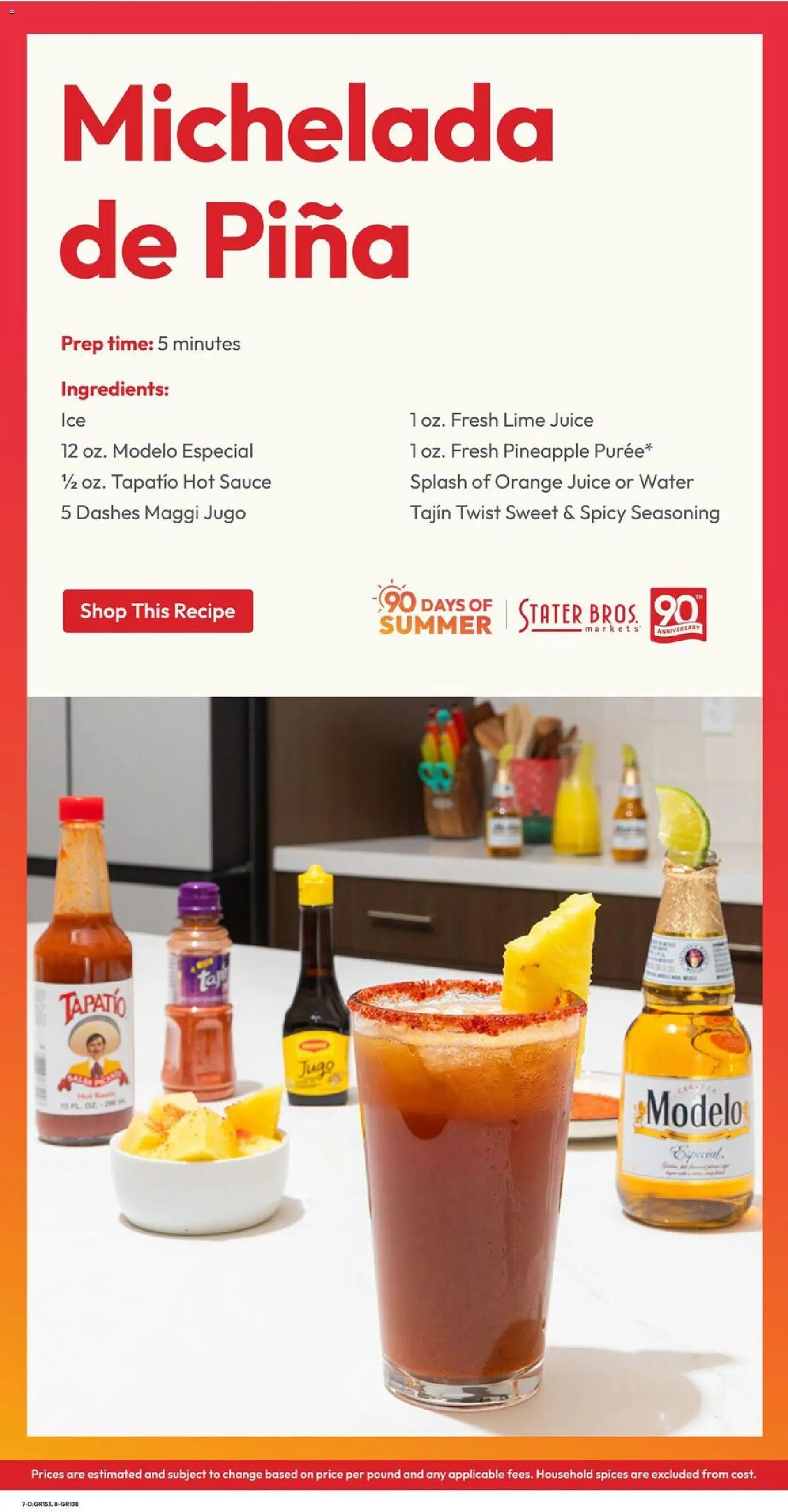 Stater Bros Weekly Ad - valid from 07/15/2026 | Page: 7 | Products: Juice, Spices, Water, Lime