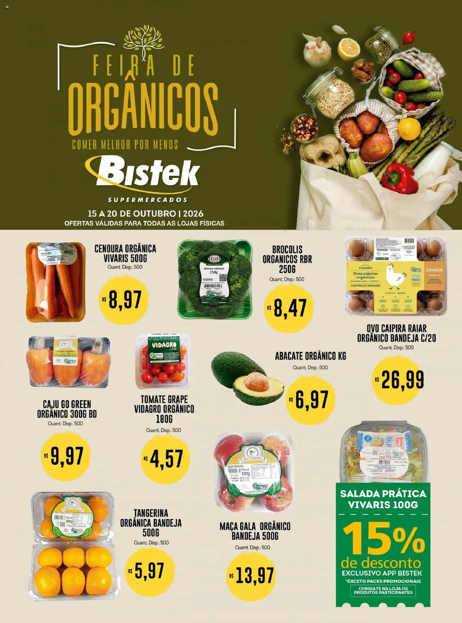 Bistek Supermercados Folheto - válido de 15/10/2026 | Página: 1