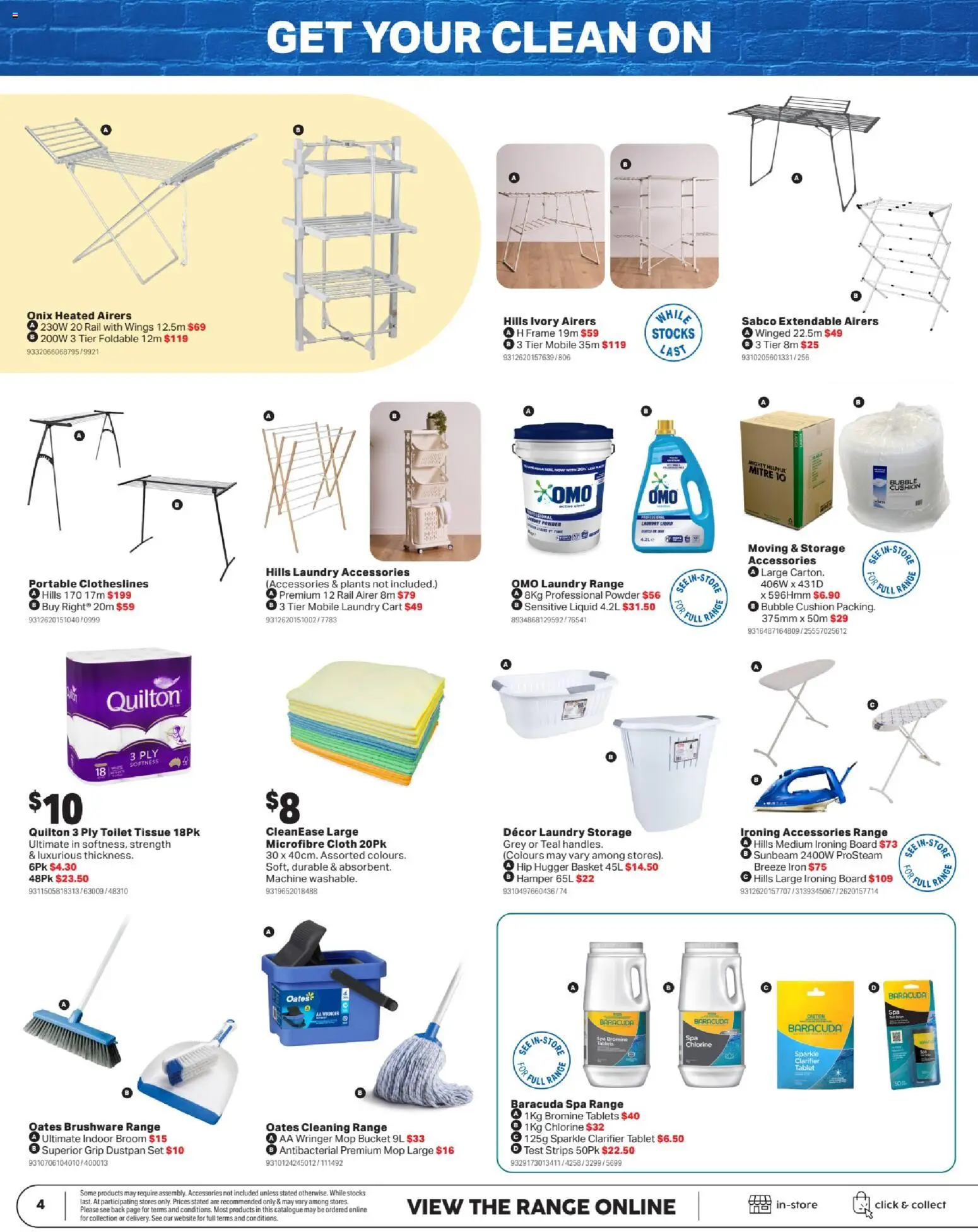 Mitre 10 catalogue - valid from 27.05.2026 | Page: 4 | Products: Cloth, Portable, Tablets, Broom