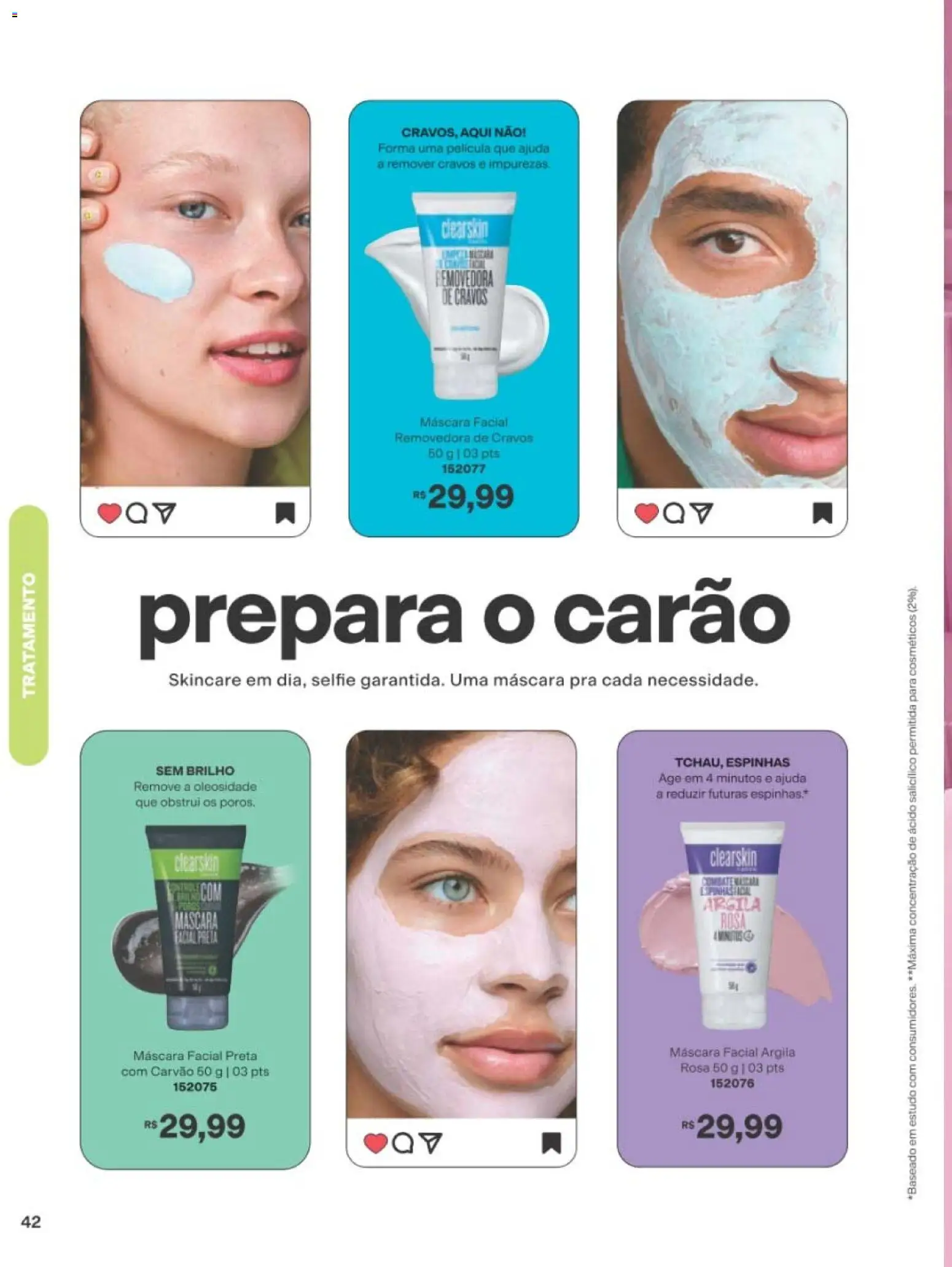 Avon Folheto - válido de 22/06/2026 | Página: 42 | Produtos: Argila, Máscara facial