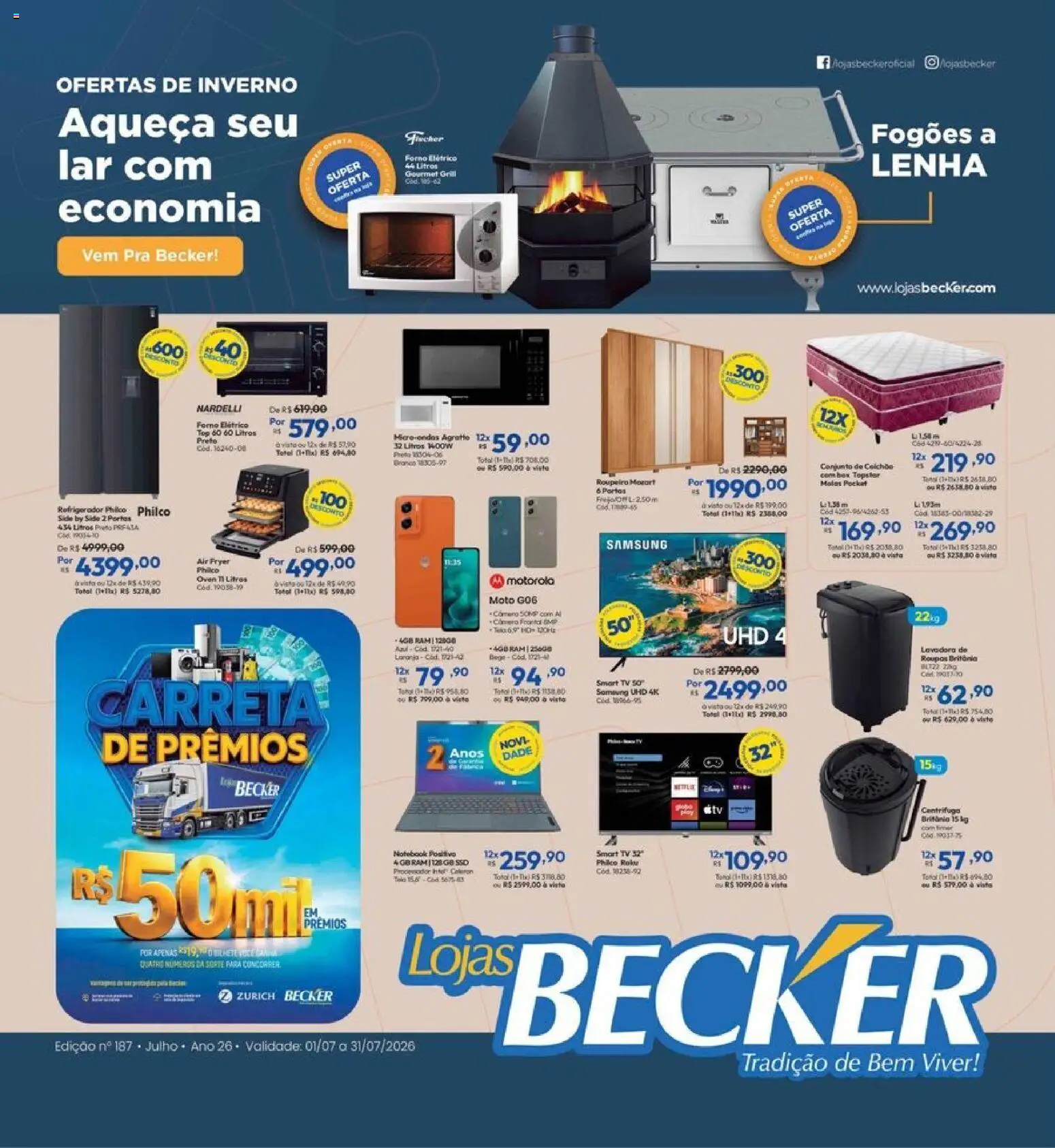 Lojas Becker Folheto - válido de 01/07/2026 | Página: 1
