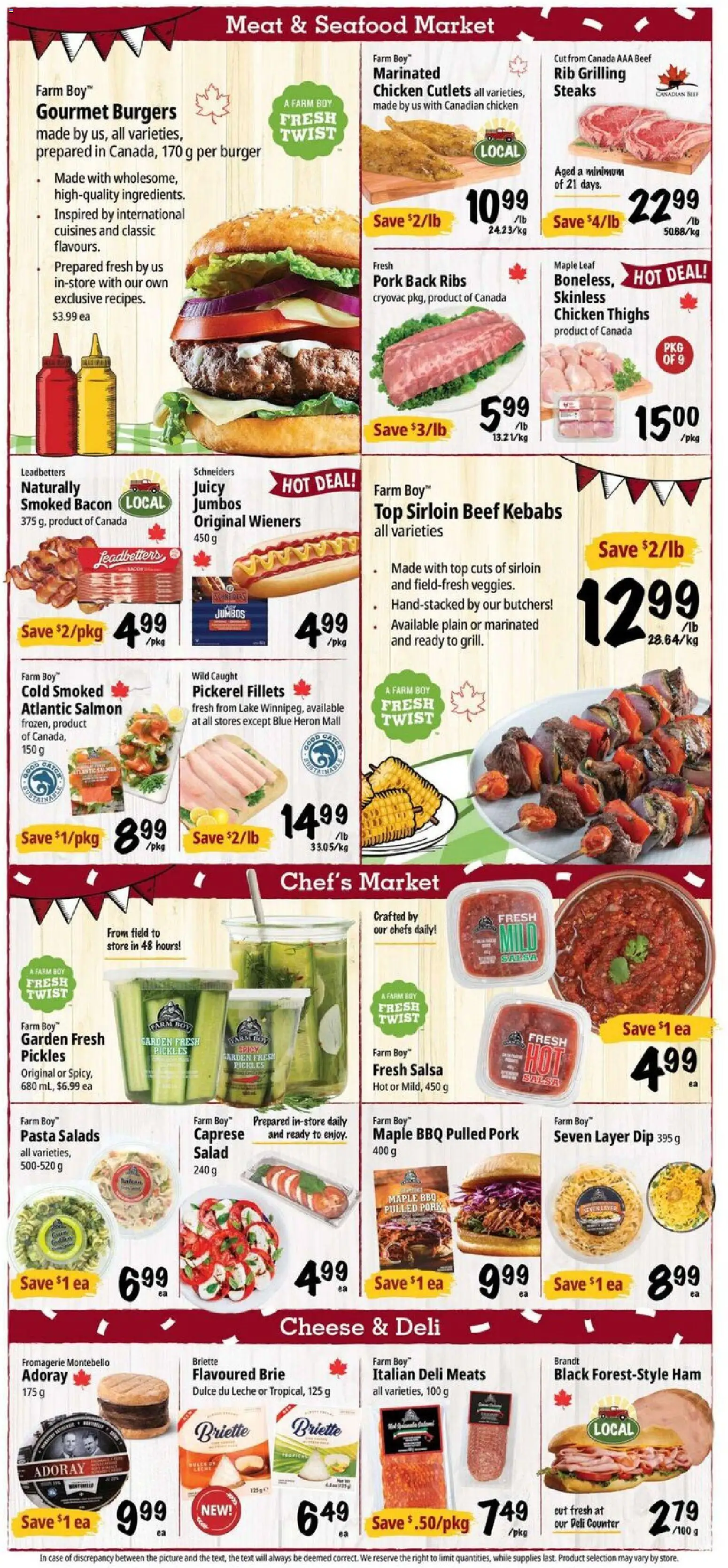 Farm Boy flyer valid from Jun 25, 2026 | Page: 2 | Products: Pasta, Salad, Cheese, Chicken