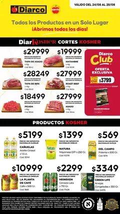Vista previa Diarco - Ofertas Kosher válido desde el 24/08/2026