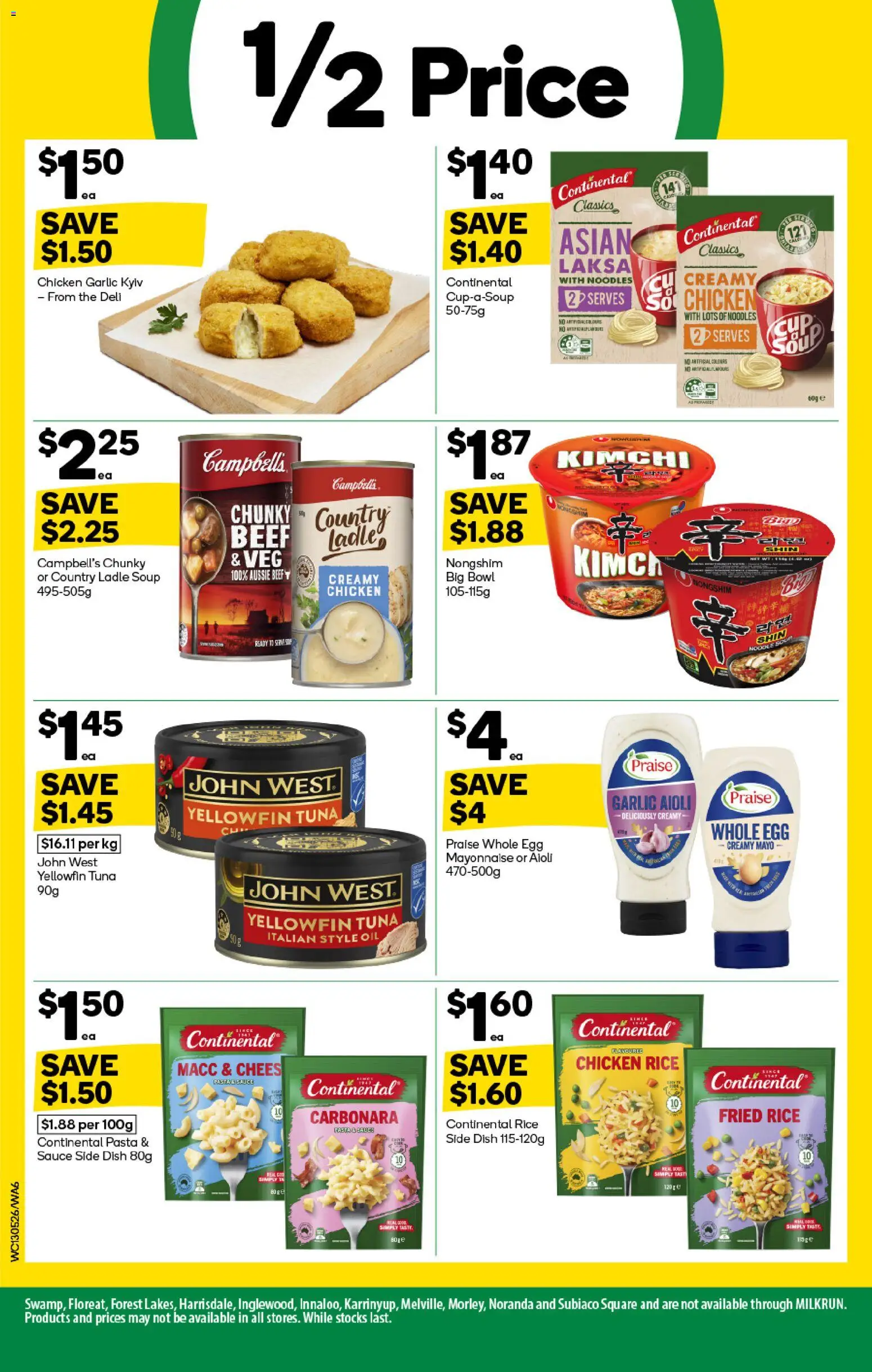 Woolworths catalogue - valid from 13.05.2026 | Page: 6 | Products: Chicken, Noodles, Beef, Soup