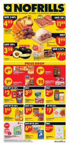 Preview of No Frills weekly flyer - AB from shop No Frills valid from Sep 17, 2026