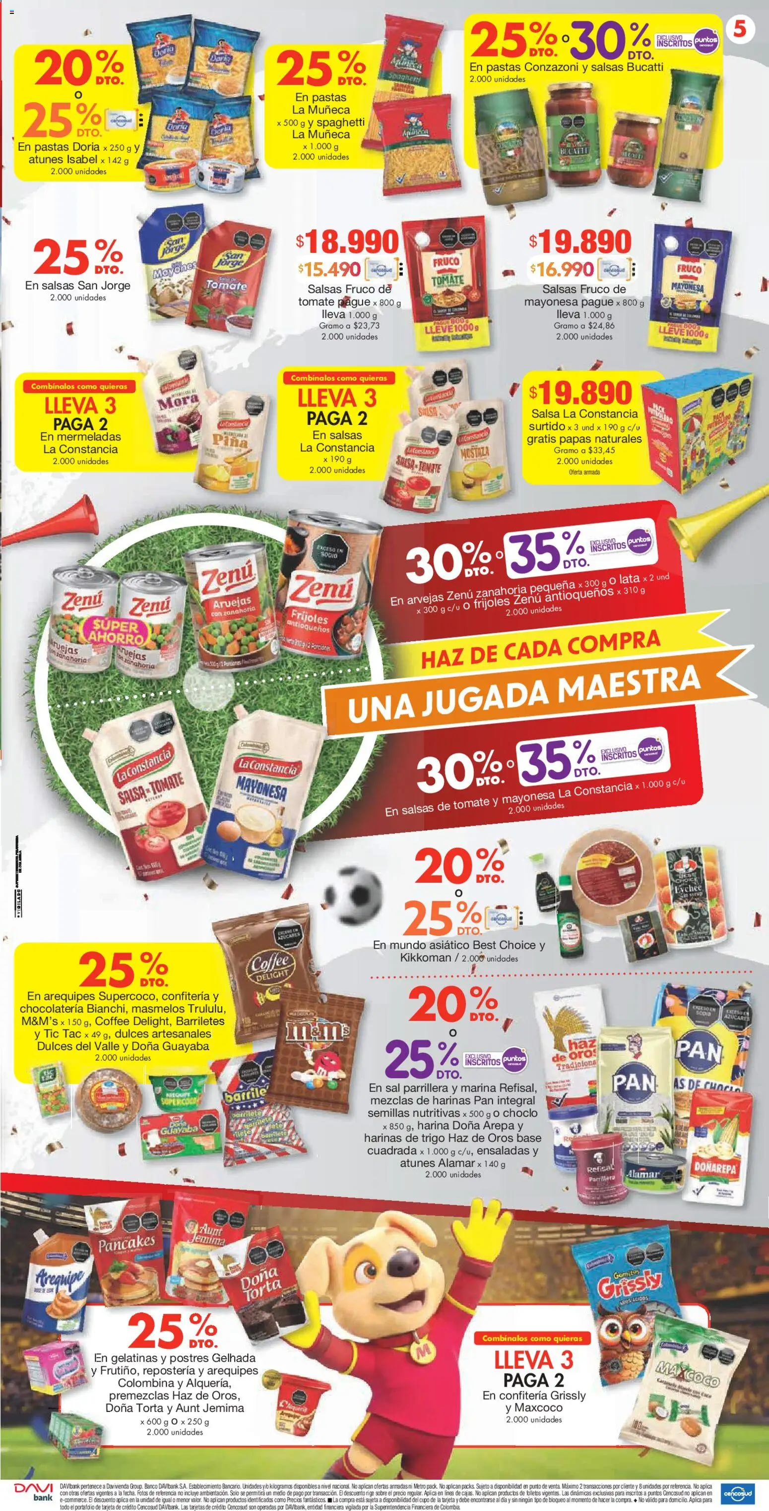 Metro revista - valida desde el 11.06.2026 | Página: 5 | Productos: Fríjoles, Semillas, Ruana, Mora