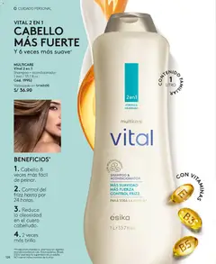 Vista previa de folleto Ésika catálogo - Campaña 8 de la Ésika válido desde 25.04.2026 | Página: 126 | Productos: Shampoo, Acondicionador