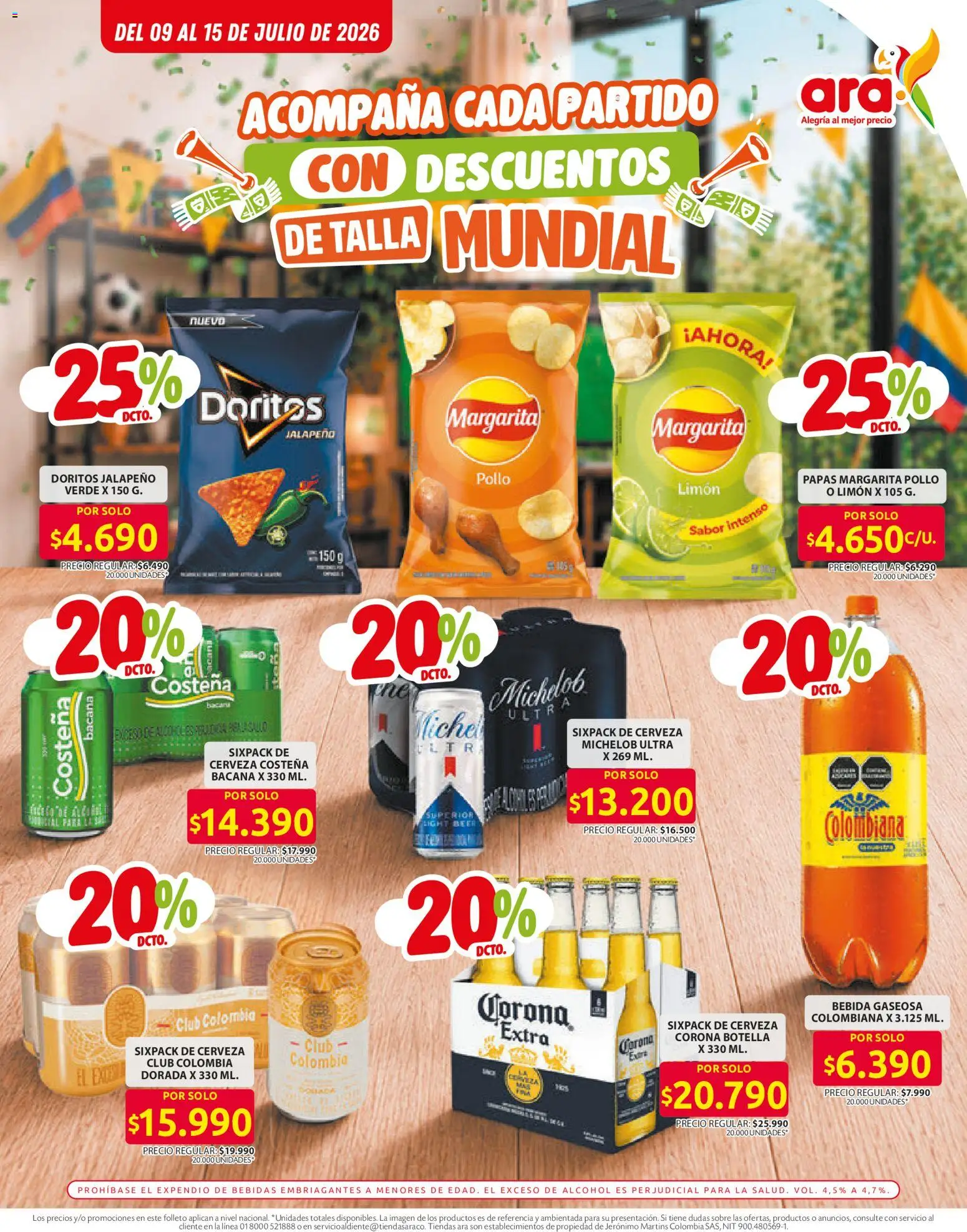 Ara revista - valida desde el 09/07/2026 | Página: 1