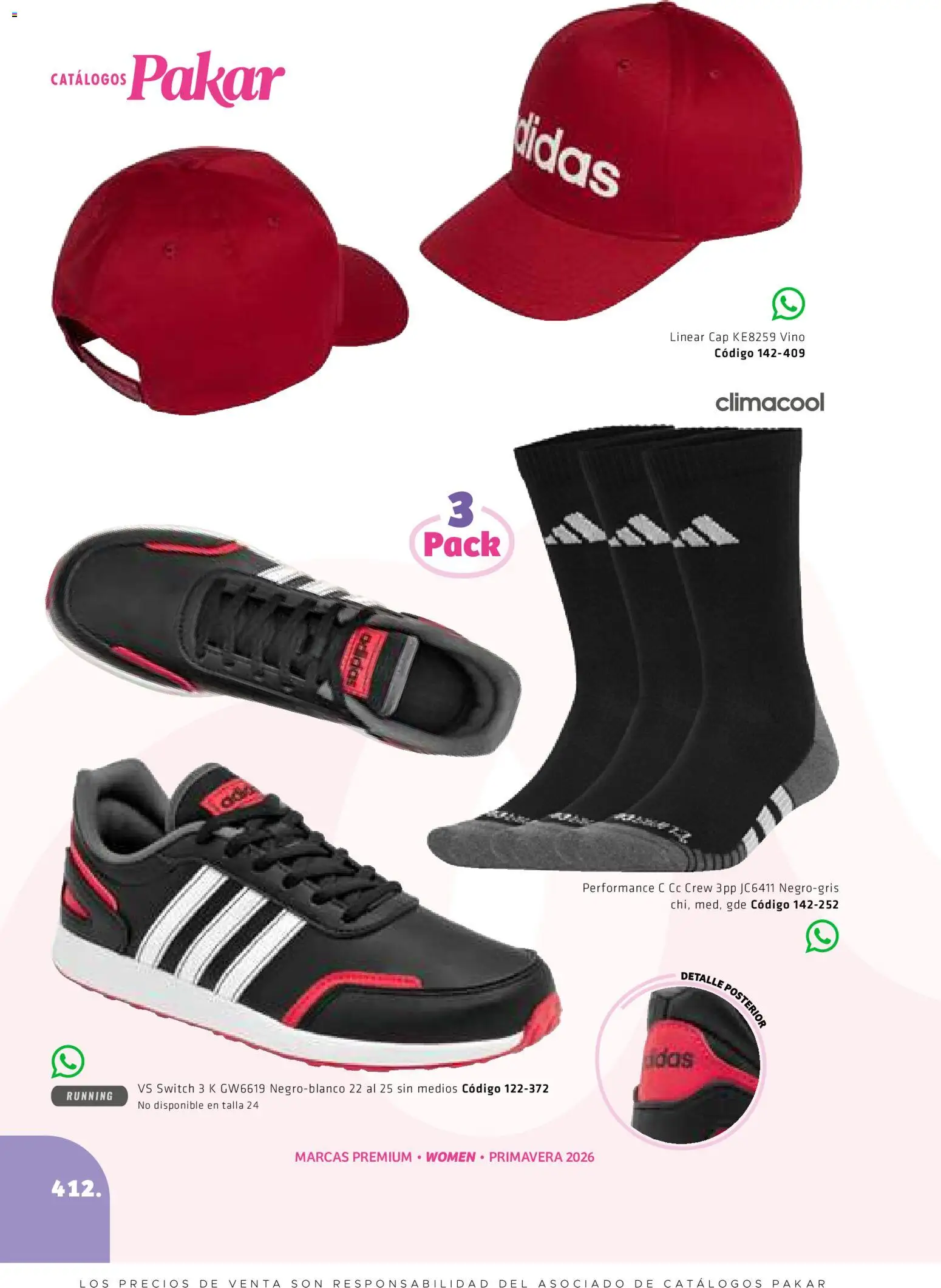 Nuevas ofertas de SC Pakar válidas en toda la República Mexicana desde el 27.02.2026. ¡Encuentra las mejores ofertas en SC Pakar catálogo Premium Women! | Página: 412 | Productos: Vino