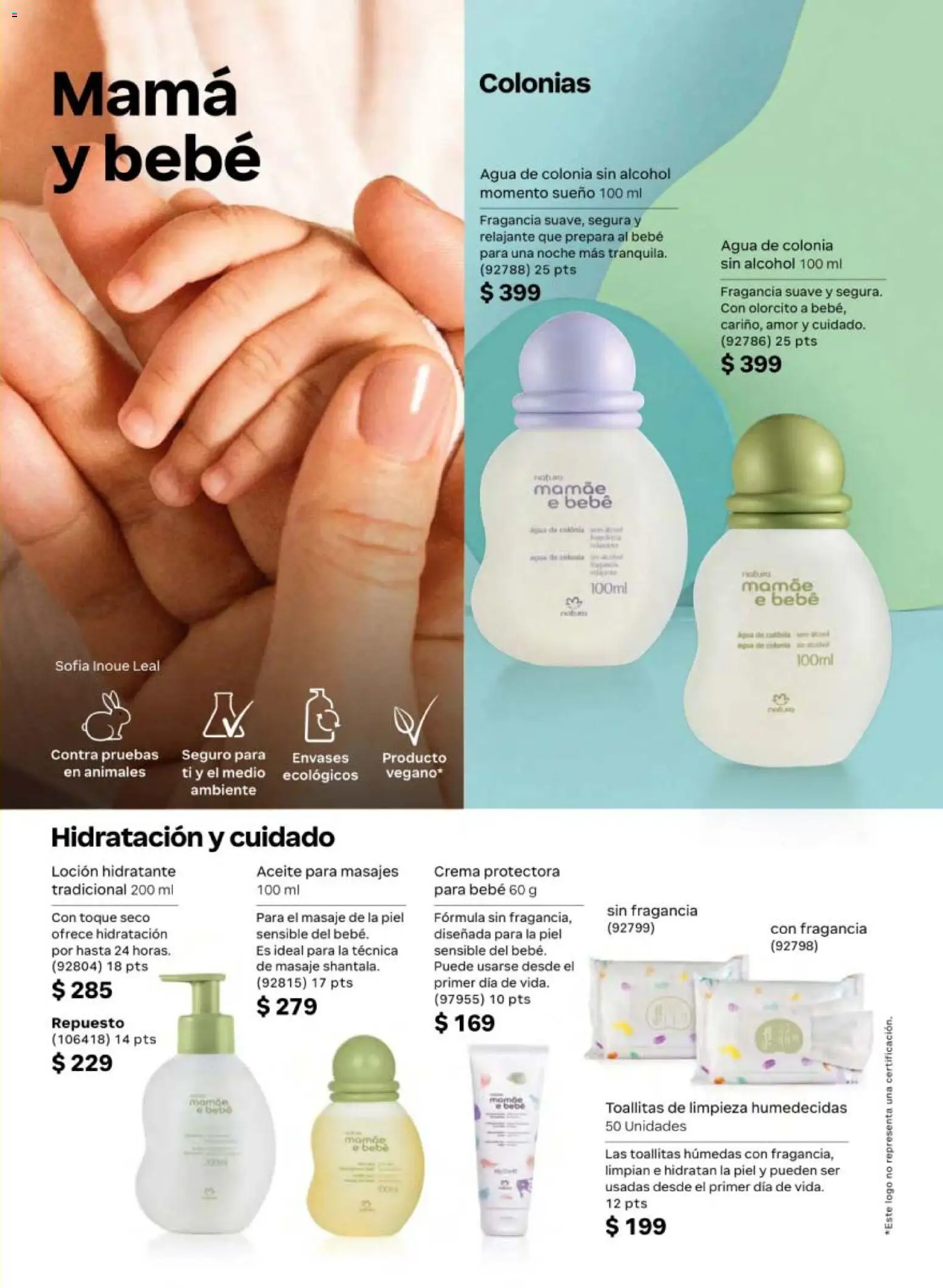 Nuevas ofertas de Natura válidas en toda la República Mexicana desde el 20/02/2026. ¡Encuentra las mejores ofertas en Natura campaña 4 2026! | Página: 145 | Productos: Crema, Agua, Toallitas húmedas, Alcohol
