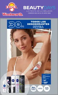Vista previa de Del Sol y Woolworth catálogo La Fiesta de la Belleza, nuevo folleto de la tienda, válido en México a partir del 04.06.2026
