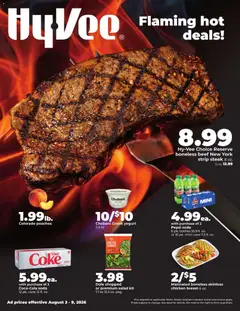 Preview of HyVee weekly ads valid from 08/03/2026