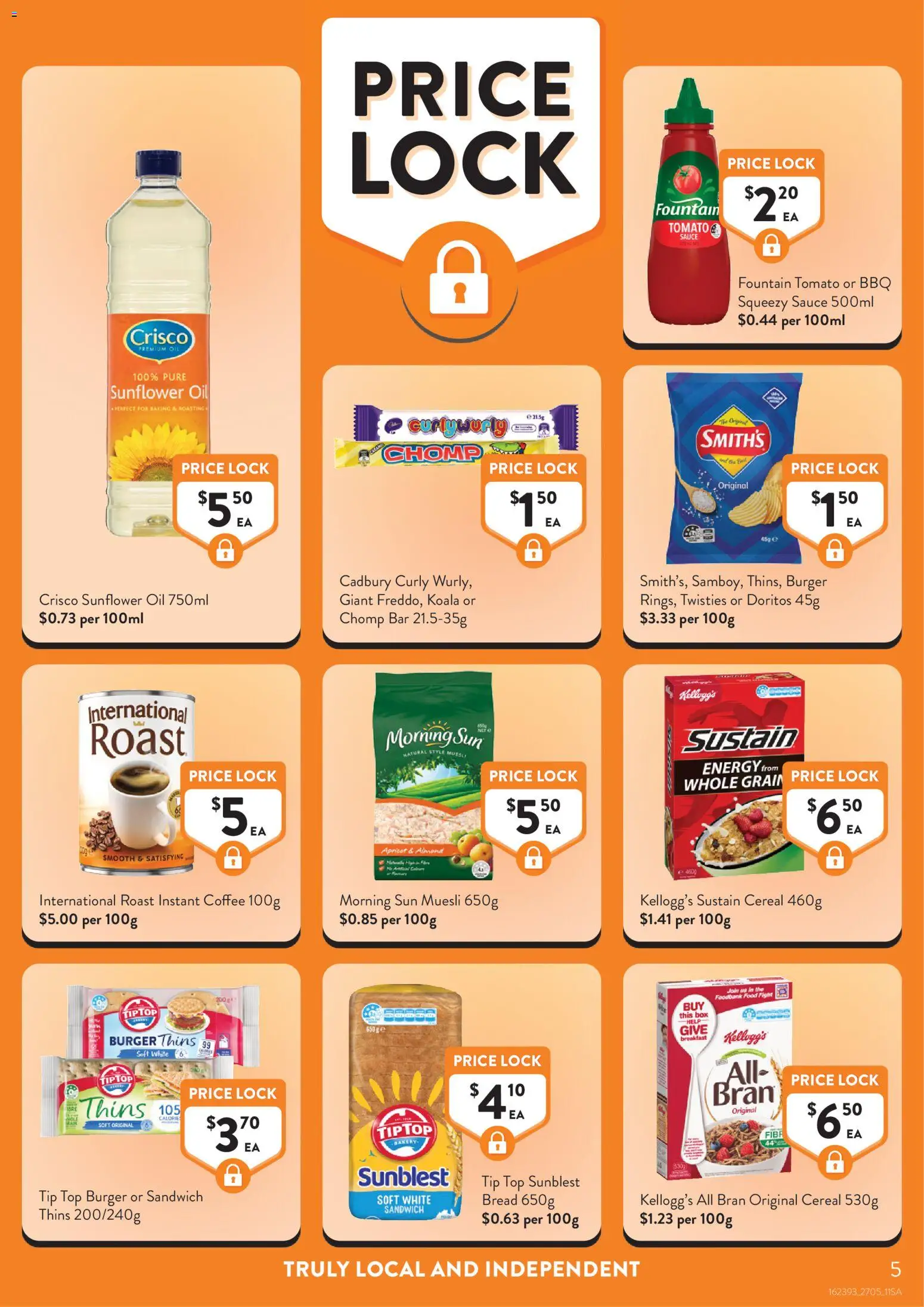 Foodworks catalogue - valid from 25.05.2026 | Page: 5 | Products: Oil, Coffee, Sauce, Curly