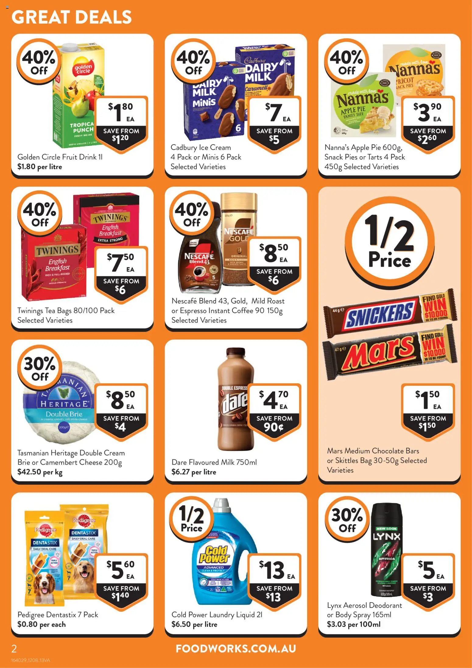 Foodworks catalogue - valid from 12/08/2026 | Page: 2 | Products: Cheese, Coffee, Fruit, Roast