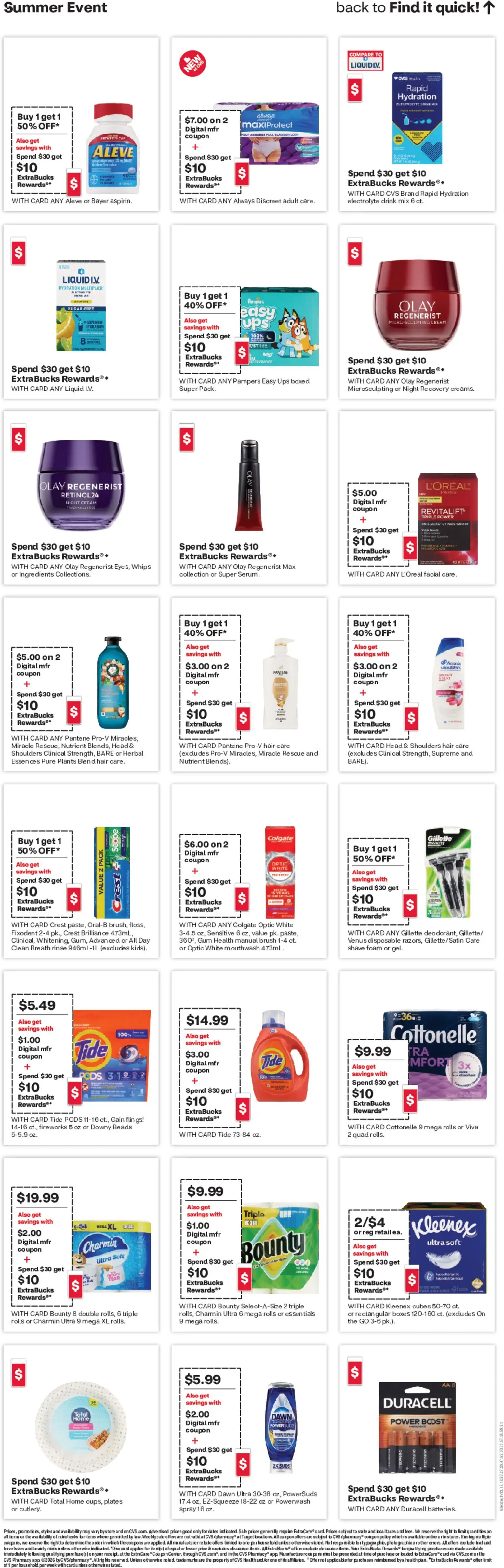 CVS Pharmacy Weekly Ad - TX - valid from 31.05.2026 | Page: 20 | Products: Brush, Night Cream, Cream, UPS