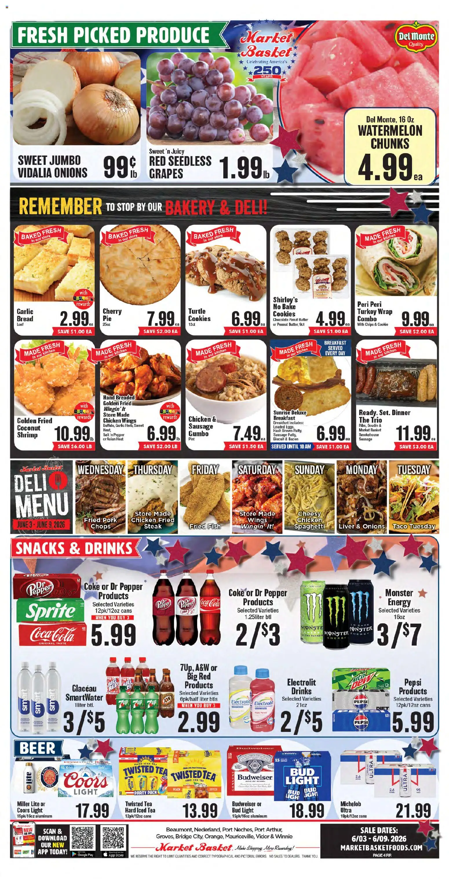 Market Basket Weekly Ad - valid from 03.06.2026 | Page: 6 | Products: Butter, Salt, Pepper, Sausage