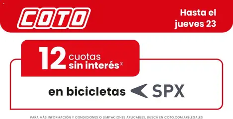Vista previa Coto - hogar válido desde el 21/07/2026