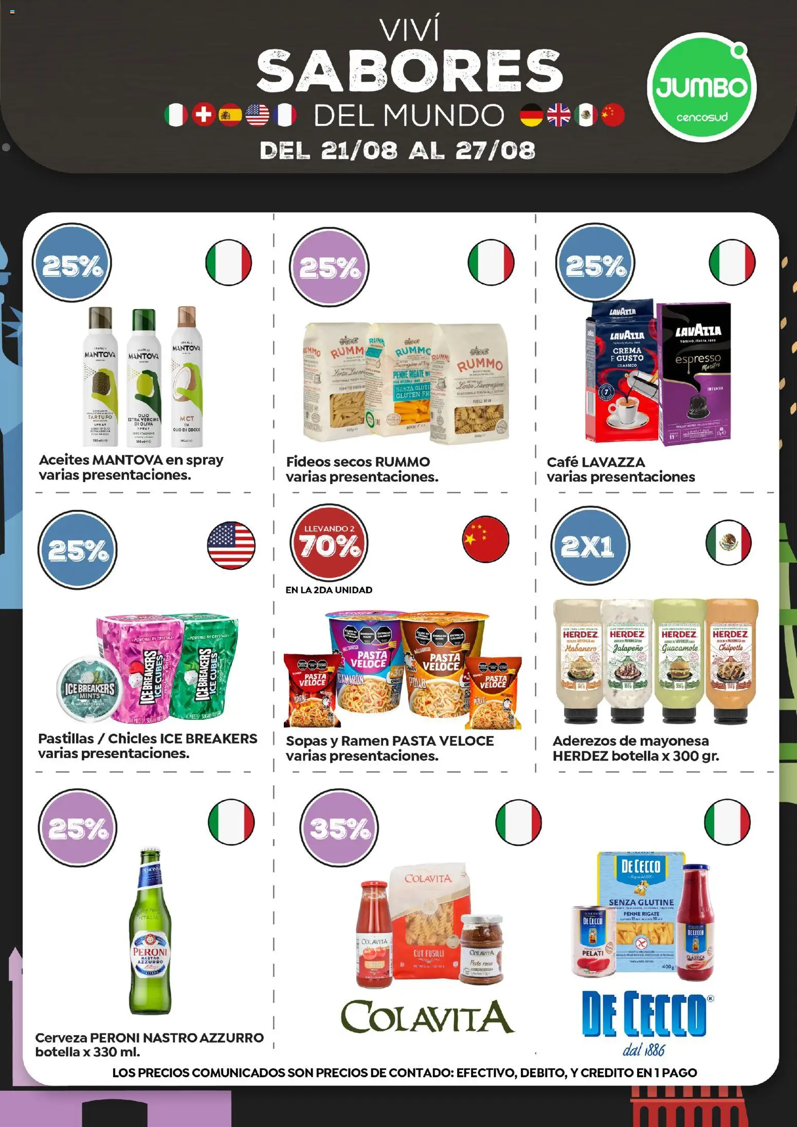 Jumbo - Especial Sabores del Mundo │ válido desde el 21/08/2026 | Página: 2 | Productos: Pesto, Sopas, Cerveza, Pasta