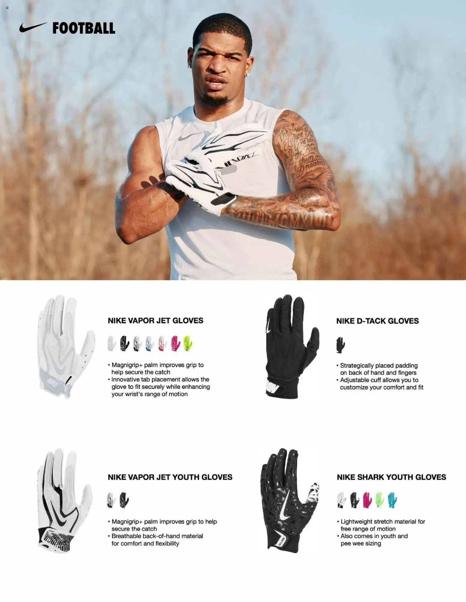 Dunham's Sports Football & Soccer Guide - valid from 07/09/2026 | Page: 10 | Products: Gloves