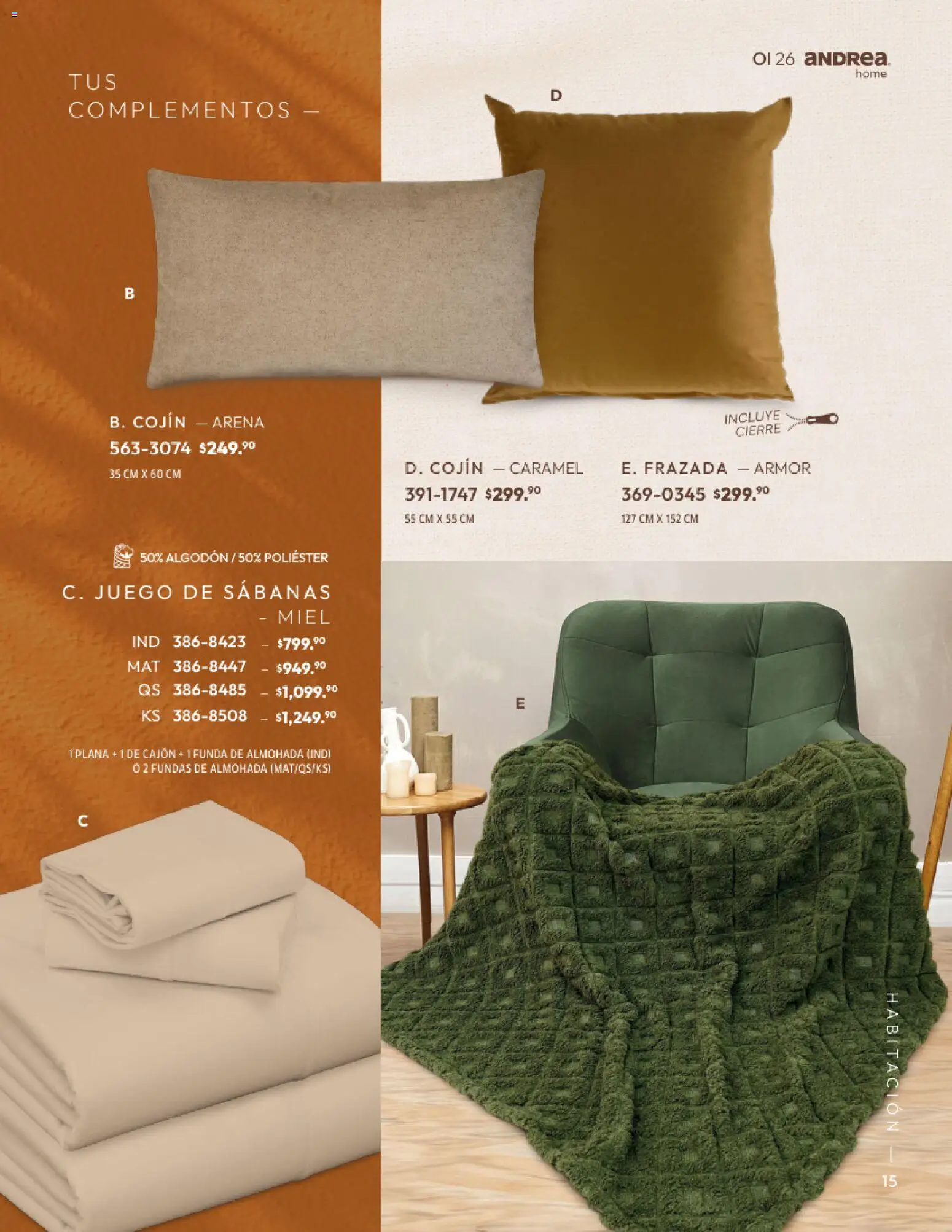Nuevas ofertas de Andrea válidas en toda la República Mexicana desde el 01/09/2026. ¡Encuentra las mejores ofertas en Andrea catálogo Home! | Página: 15