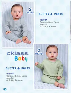 Vista previa de Cklass catálogo Kids niño, nuevo folleto de la tienda, válido en México a partir del 08/07/2026 | Página: 48 | Productos: Suéter, Algodón, Conjunto, Pants