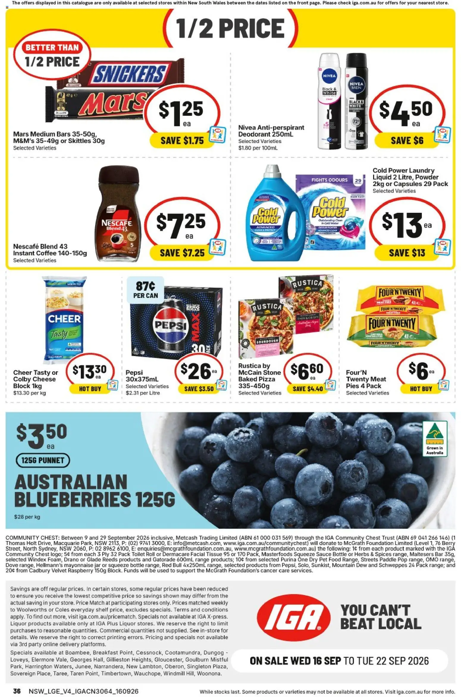 IGA catalogue - valid from 16/09/2026 | Page: 2 | Products: Toilet, Cheese, Coffee, Mayonnaise