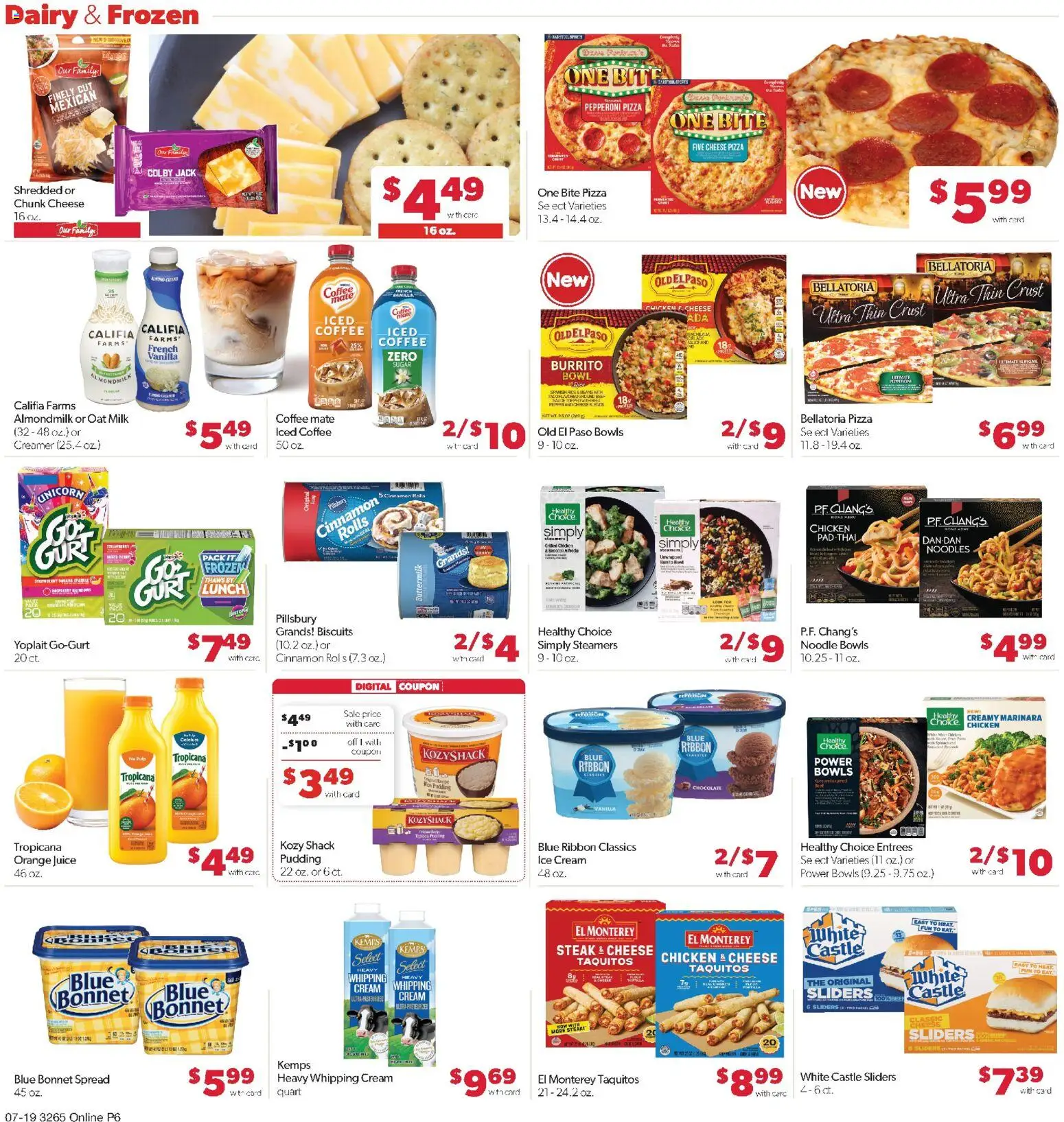 Family Fare Weekly Ad - SD - valid from 07/19/2026 | Page: 11 | Products: Cheese, Pizza, Juice, Sugar