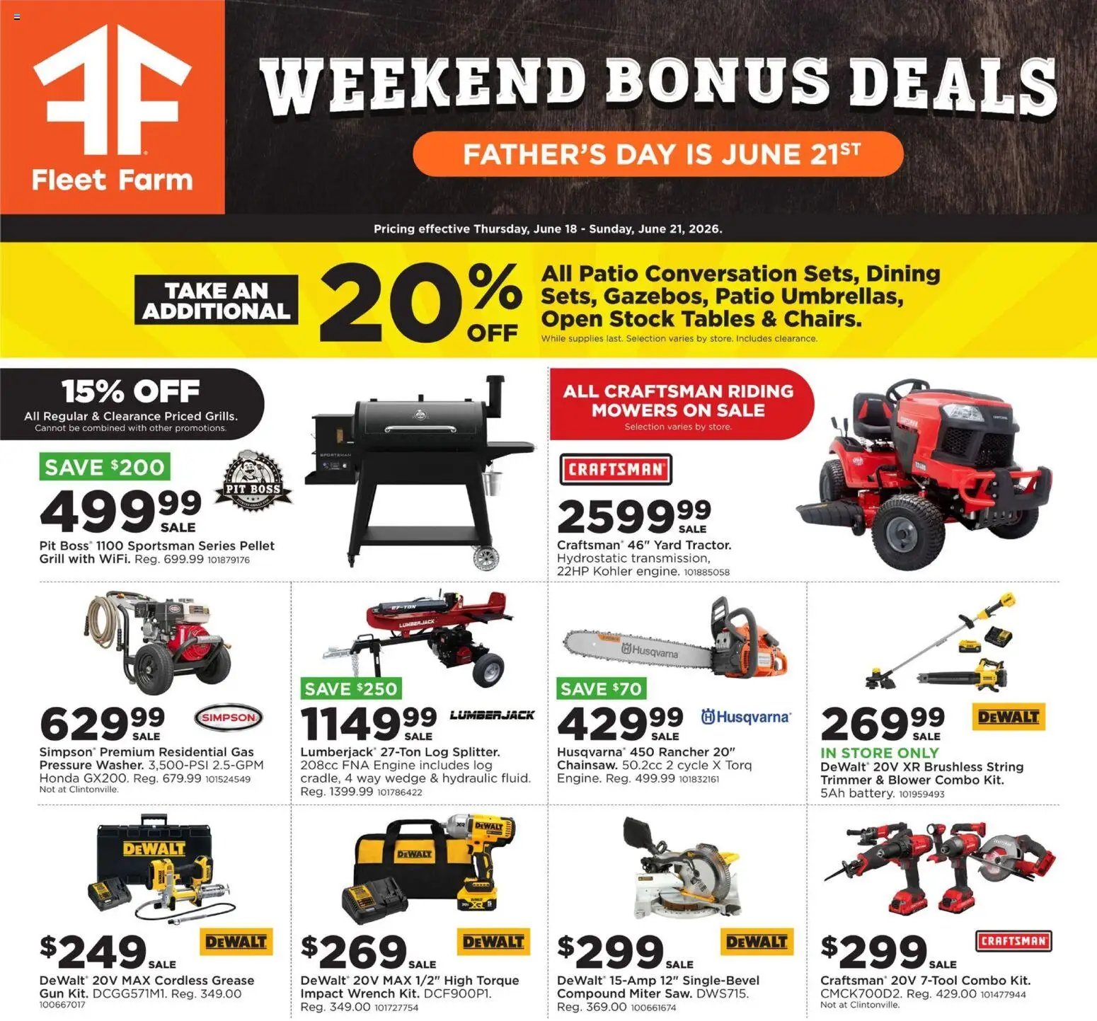 Mills Fleet Farm Weekend Ad - valid from 18.06.2026 | Page: 2