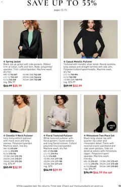 Preview of Avon - Good Buys Flyer from shop Avon valid from Jul 2, 2026 | Page: 13 | Products: Jacket, Pants