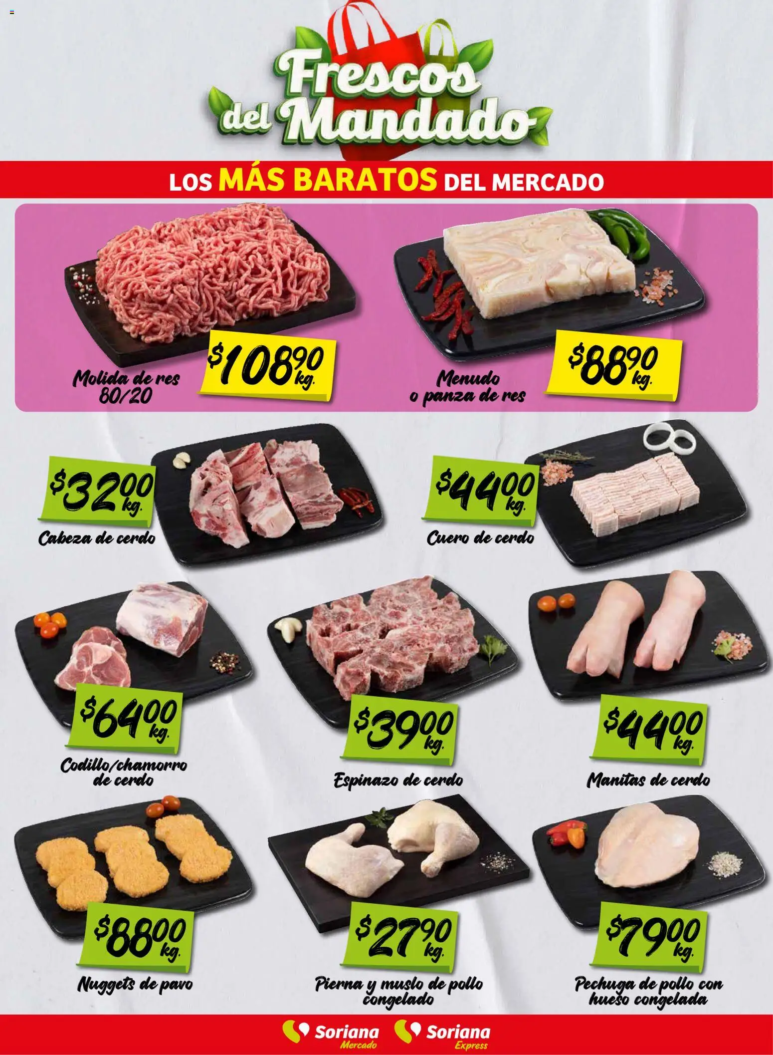 Nuevas ofertas de Soriana válidas en toda la República Mexicana desde el 08/09/2026. ¡Encuentra las mejores ofertas en Soriana Frescos del Mandado Mercado! | Página: 2
