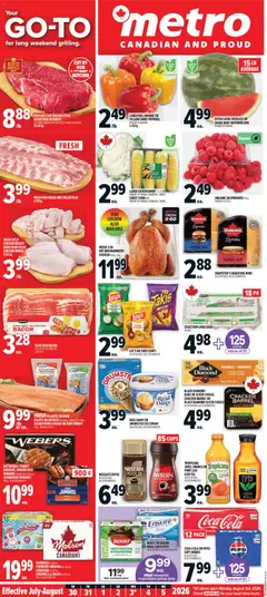 Preview of Metro weekly flyer / circulaire from shop Metro valid from Jul 30, 2026