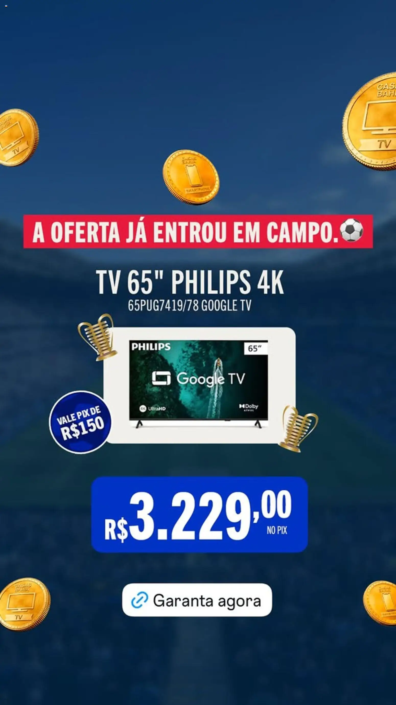 Casas Bahia Folheto - válido de 05.06.2026 | Página: 7 | Produtos: Tv