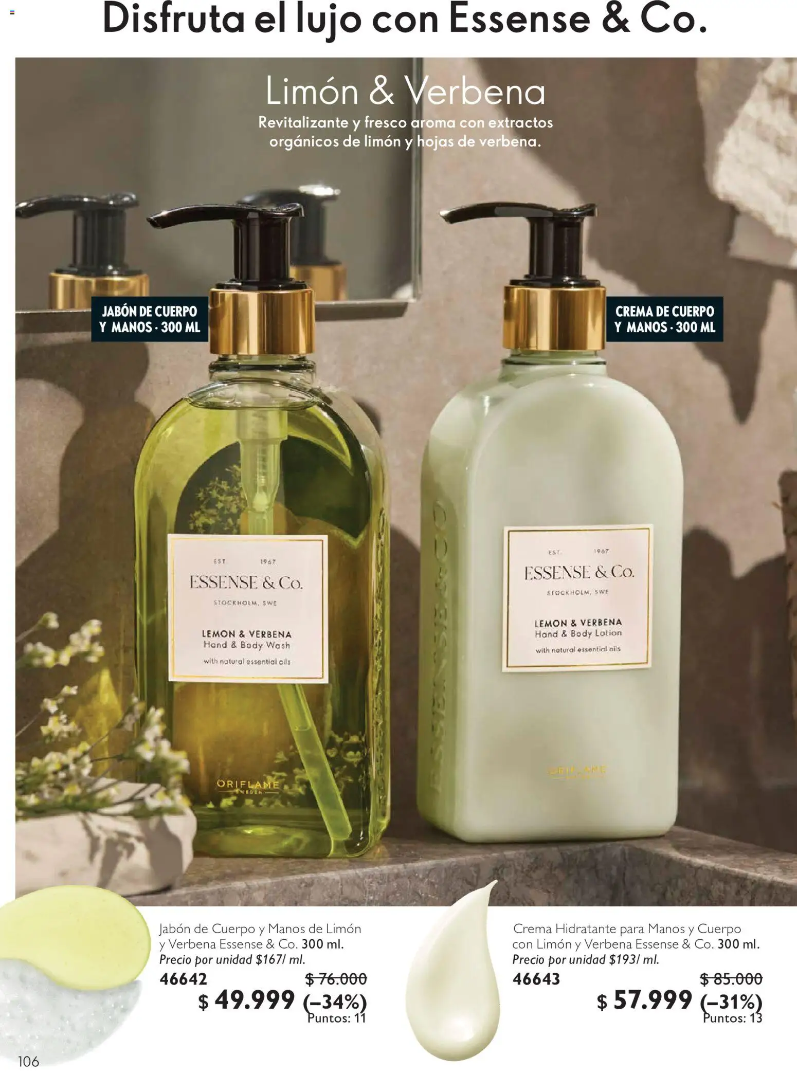 Oriflame revista - valida desde el 11/07/2026 | Página: 106 | Productos: Crema, Body, Limón, Jabón