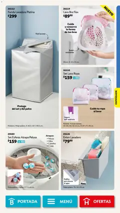 Vista previa de Betterware campaña 8 2026, nuevo folleto de la tienda, válido en México a partir del 03/08/2026 | Página: 95 | Productos: Lavadero, Funda, Ropa, Polvo