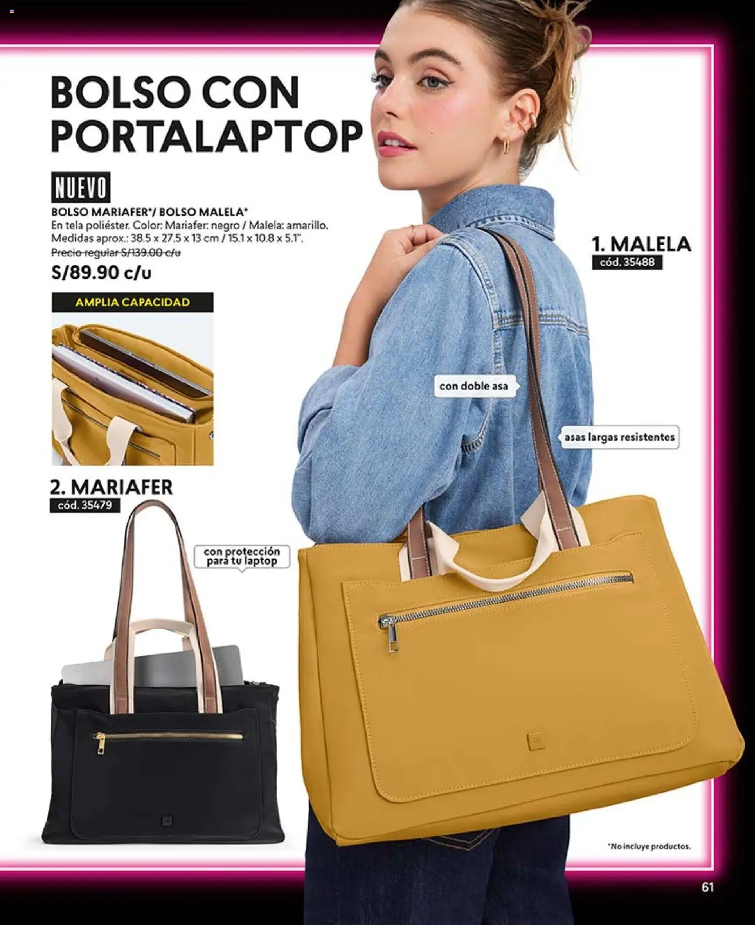 Catálogo CyZone válido desde 03/10/2026 | Página: 63 | Productos: Bolso, Laptop