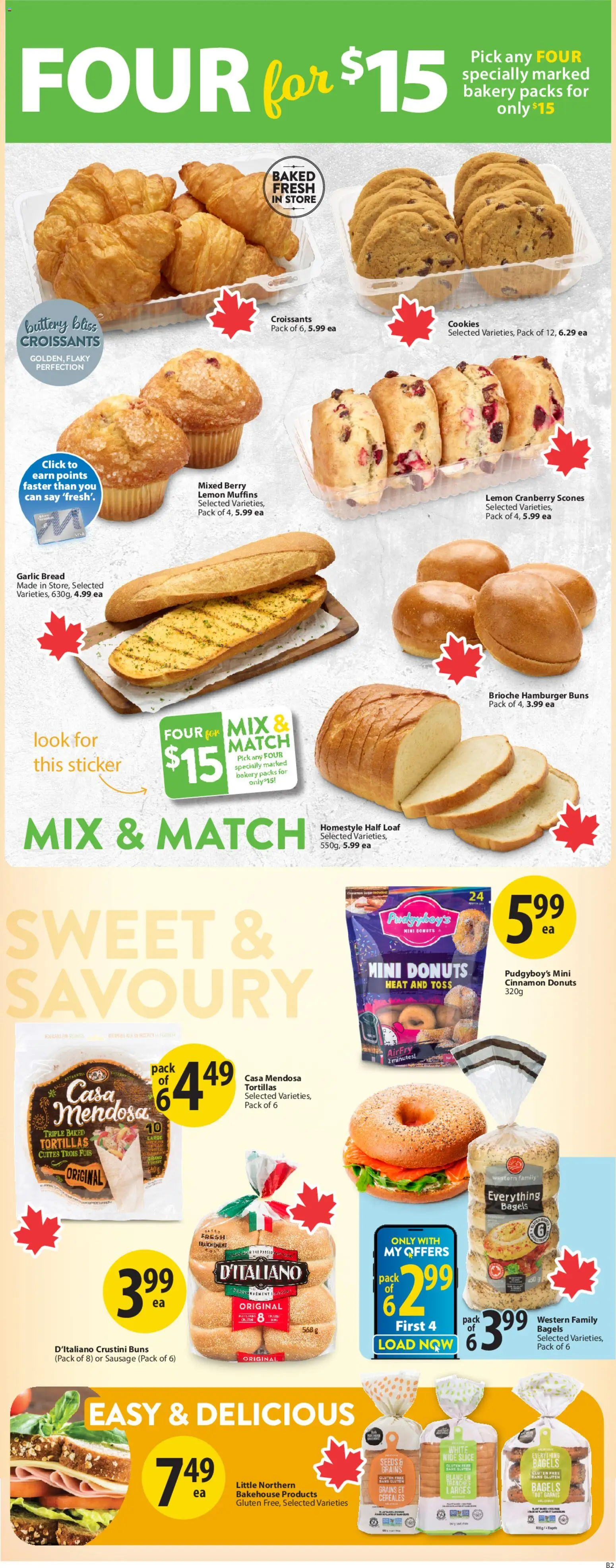 Save on foods flyer valid from 28.05.2026 | Page: 11 | Products: Cookies, Bakery, Bread
