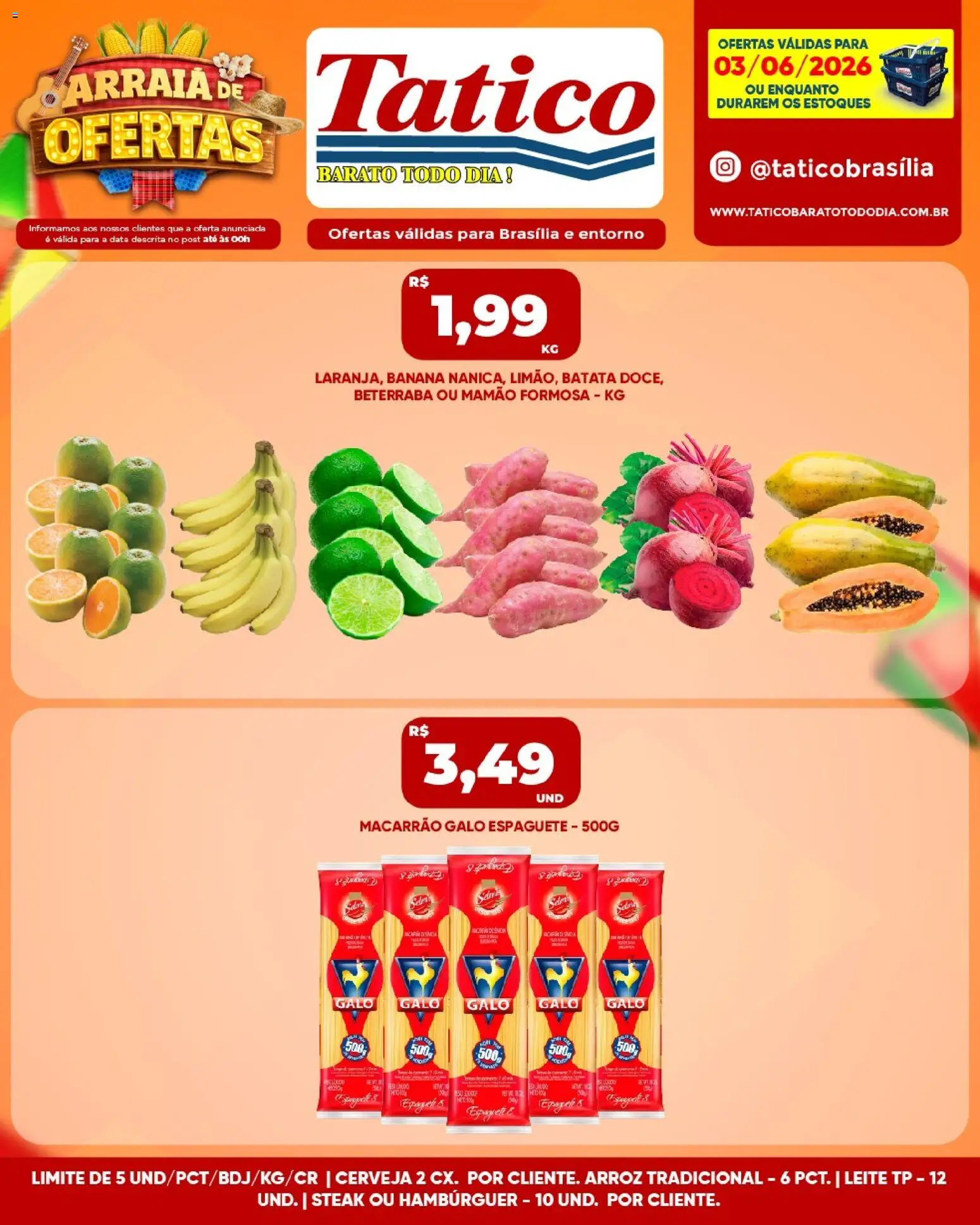 Tatico Folheto - válido de 04.06.2026 | Página: 35 | Produtos: Beterraba, Leite, Cerveja, Batata