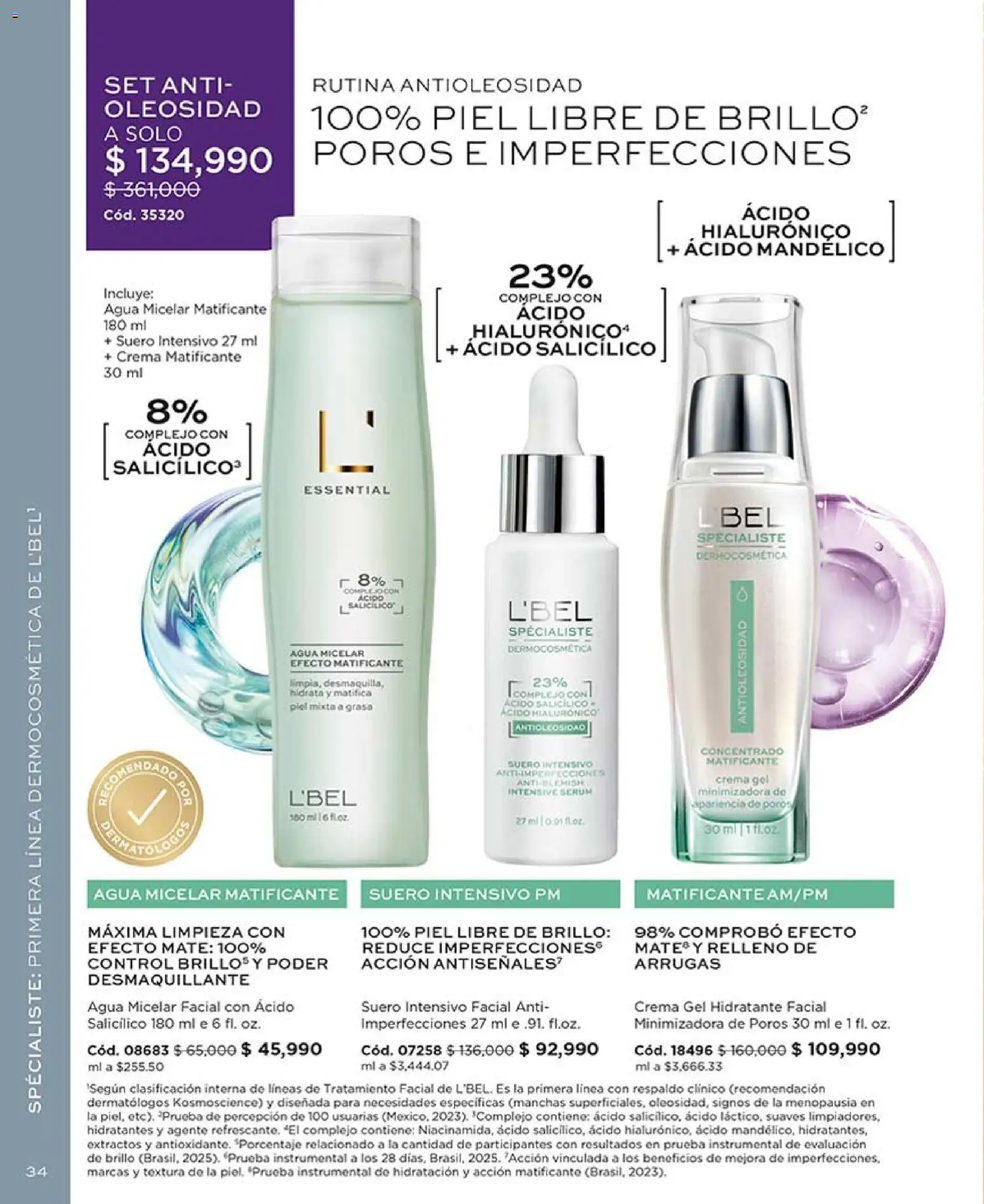 L'Bel revista - valida desde el 13.04.2026 | Página: 36 | Productos: Agua, Agua micelar, Brillo, Desmaquillante