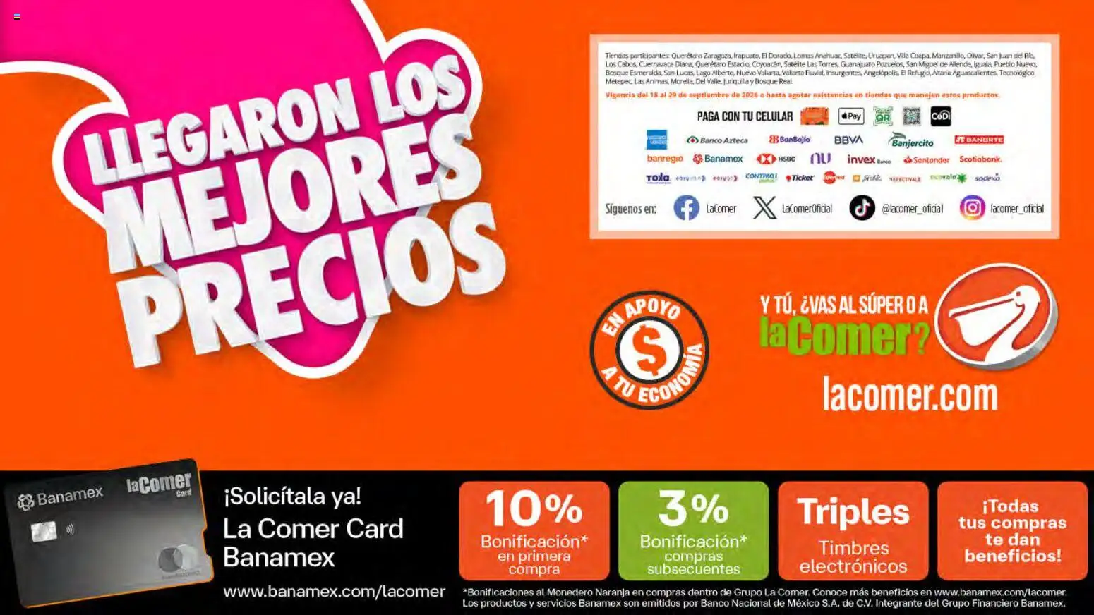 Nuevas ofertas de La Comer válidas en toda la República Mexicana desde el 18/09/2026. ¡Encuentra las mejores ofertas en La Comer folleto! | Página: 36