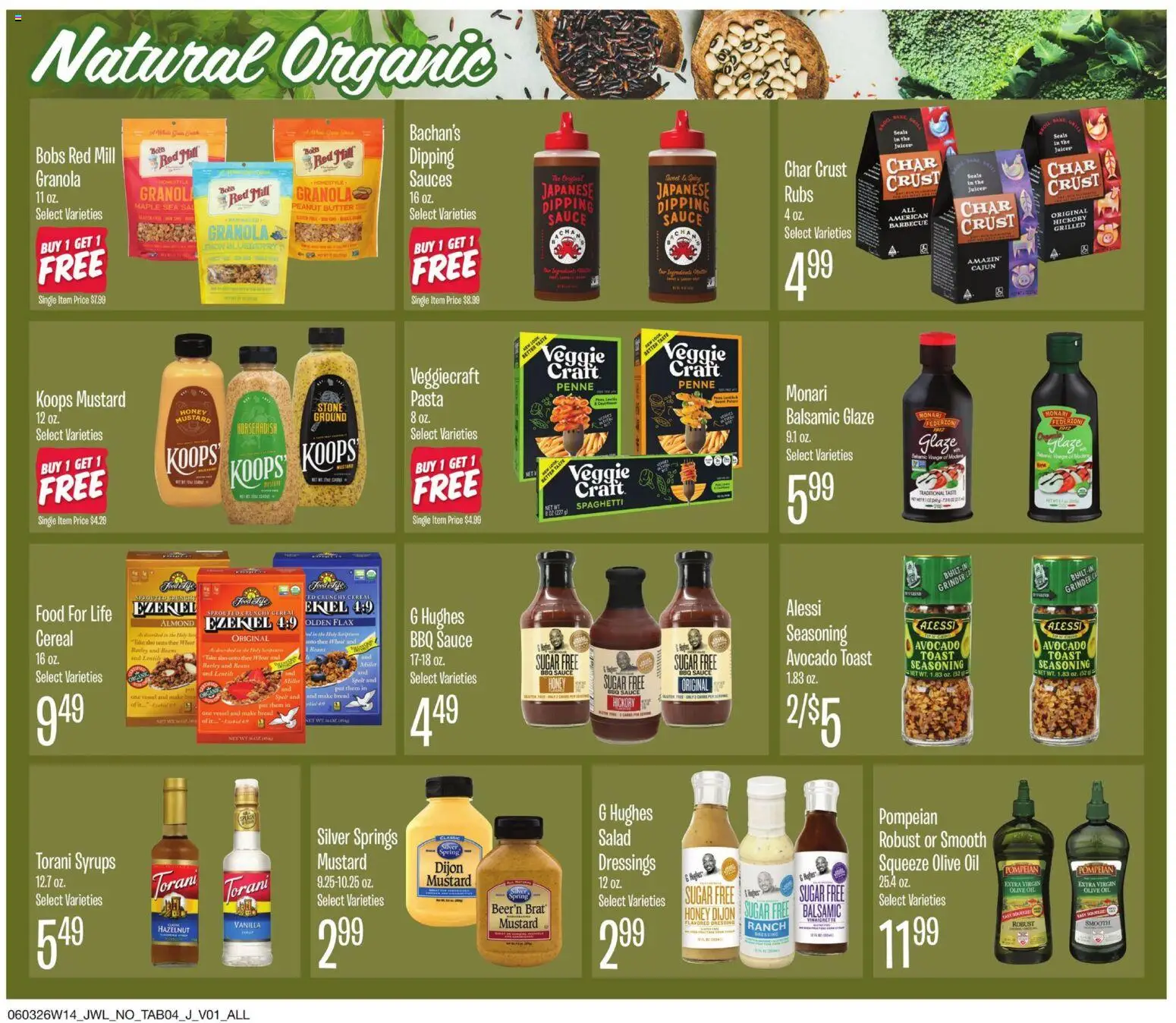 Jewel Osco Specialty&Local - valid from 03.06.2026 | Page: 4 | Products: Oil, Pasta, Avocado, Grinder