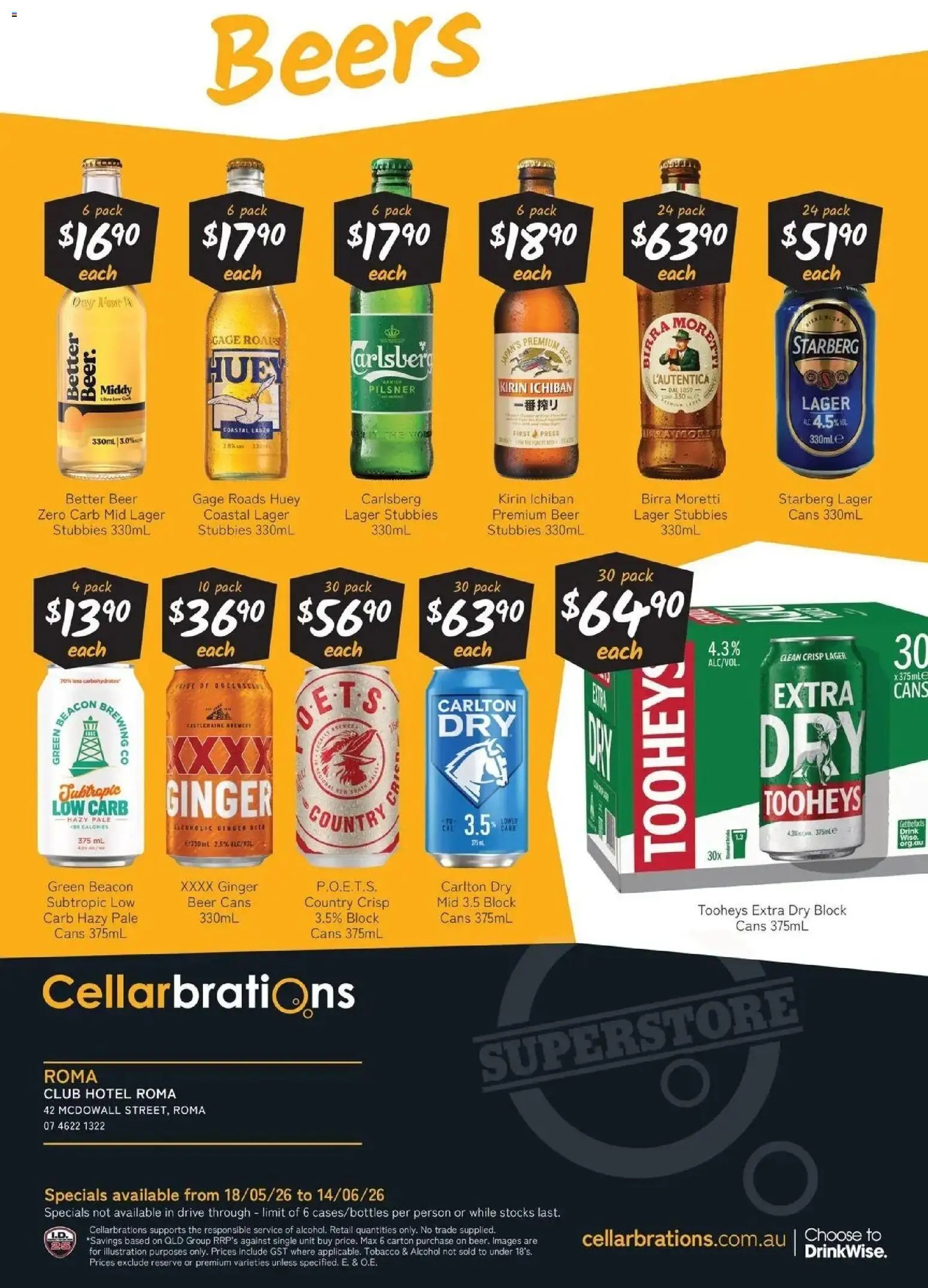 Cellarbrations catalogue - valid from 17.05.2026 | Page: 6 | Products: Ginger, Beer, Press