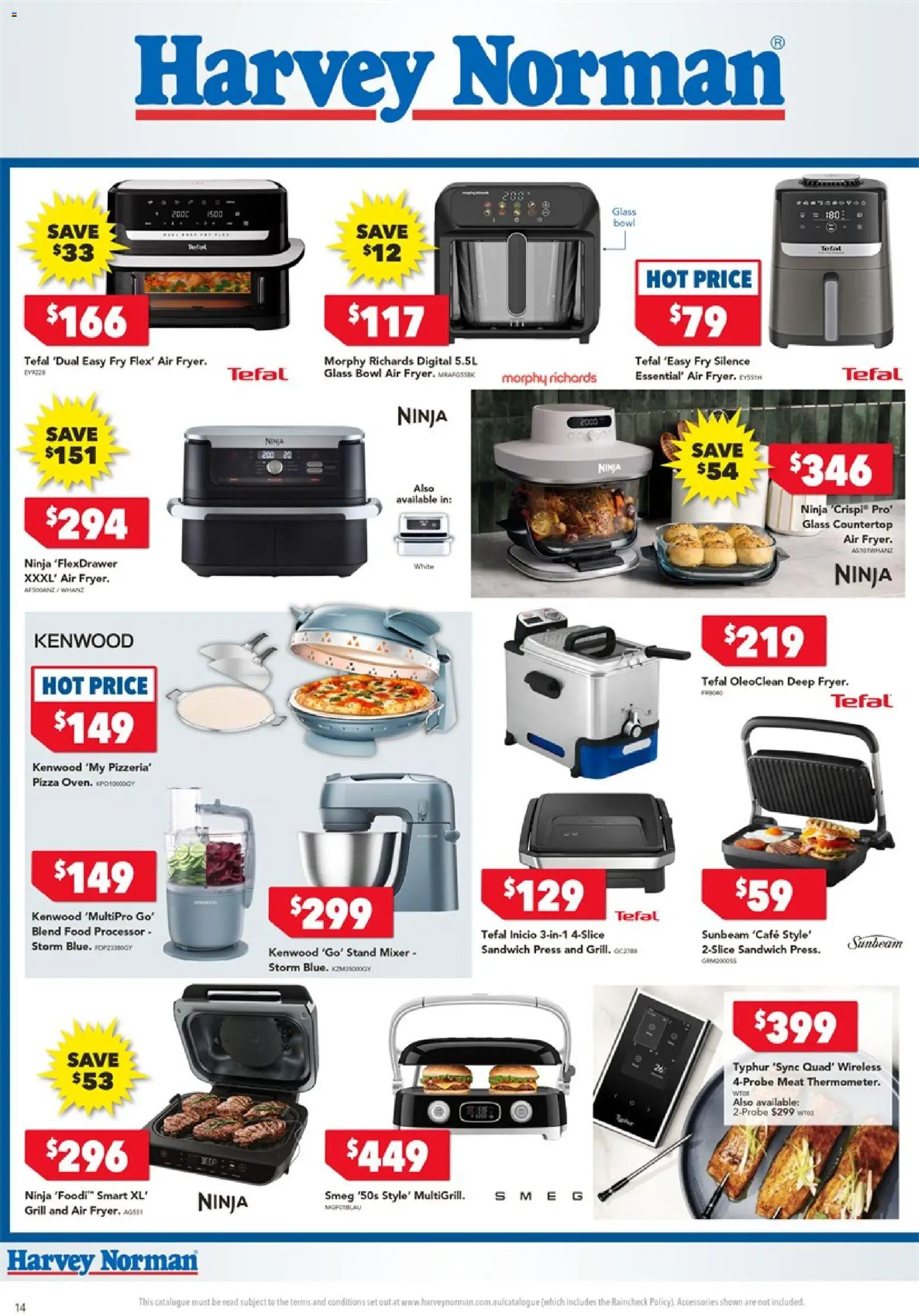 Harvey Norman catalogue - valid from 24/09/2026 | Page: 14 | Products: Pizza, Meat, Digital, Food processor