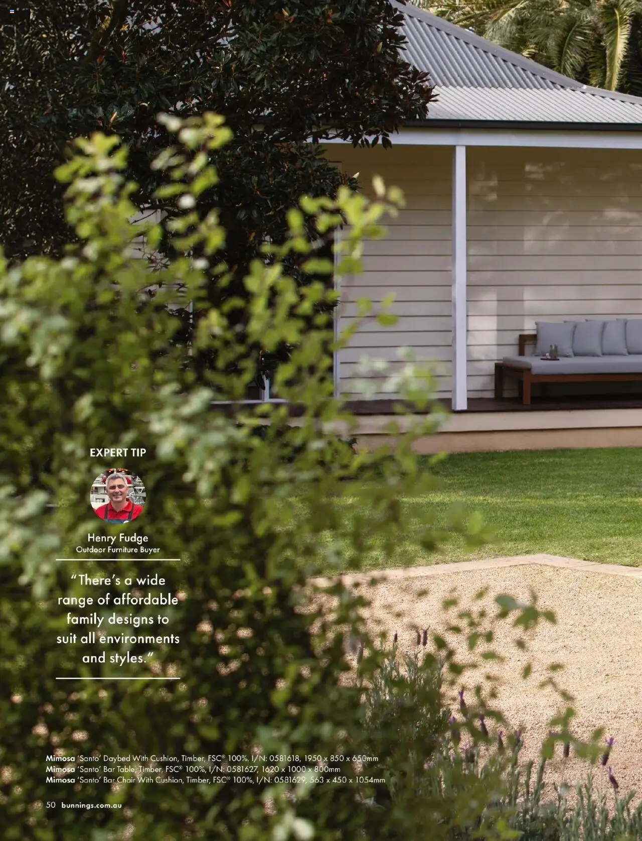 Bunnings Warehouse catalogue - valid from 25/08/2025 | Page: 50 | Products: Chair, Outdoor furniture, Suit