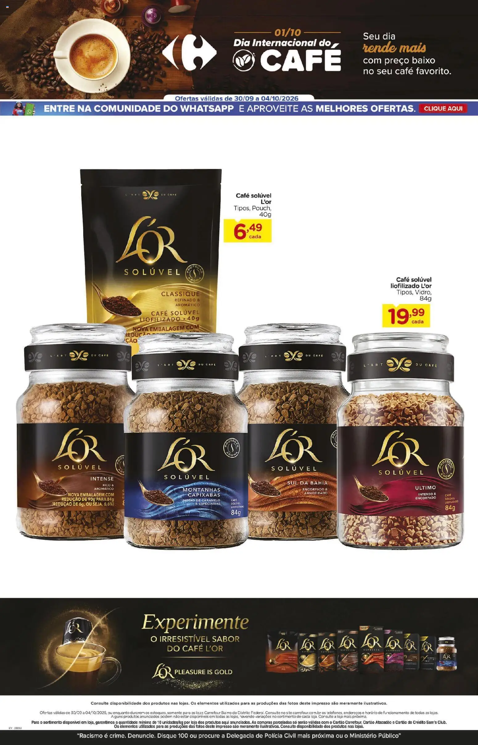 Carrefour Bairro Folheto - válido de 30/09/2026 | Página: 2 | Produtos: Café, Baixo, Café solúvel