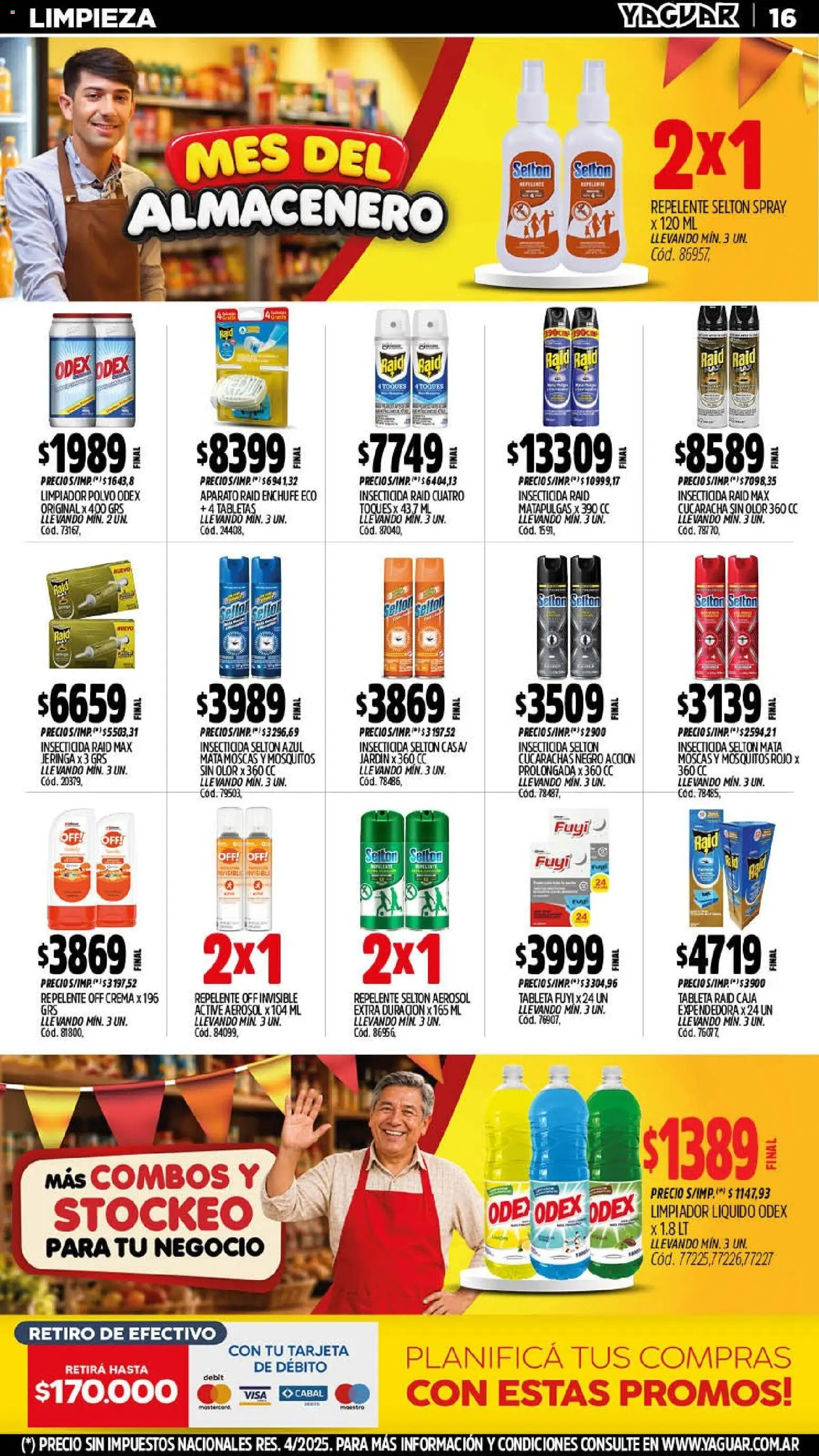 Yaguar - Oferta Semanal Chaco │ válido desde el 07/09/2026 | Página: 16 | Productos: Tableta, Polvo, Limpiador, Crema