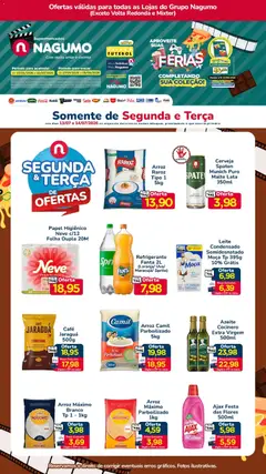 Nagumo ofertas Segunda e Terça - Pré-Visualização do folheto da loja Nagumo, válido de 13/07/2026