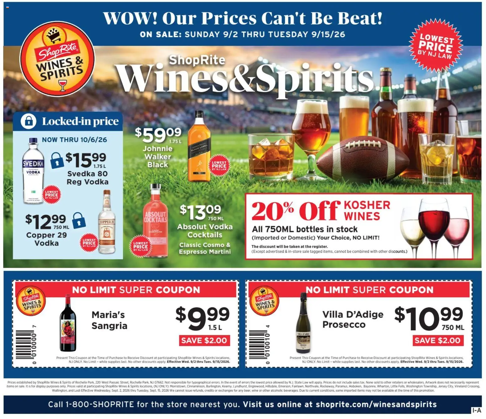 ShopRite Wine & Spirits - valid from 09/02/2026 | Page: 1