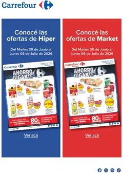 Vista previa Carrefour ofertas válido desde el 30/06/2026